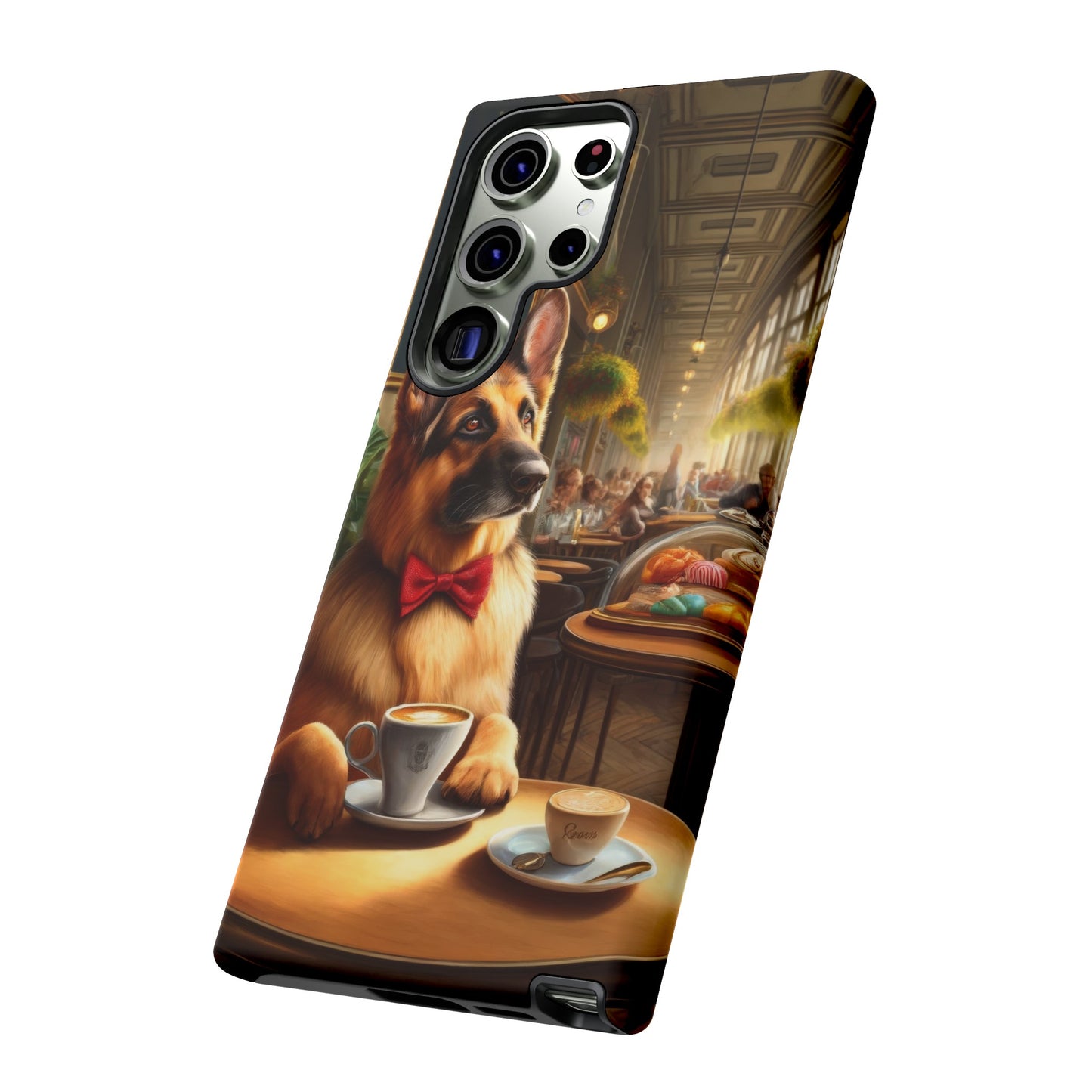 German Shepherd Drinking Phone Case