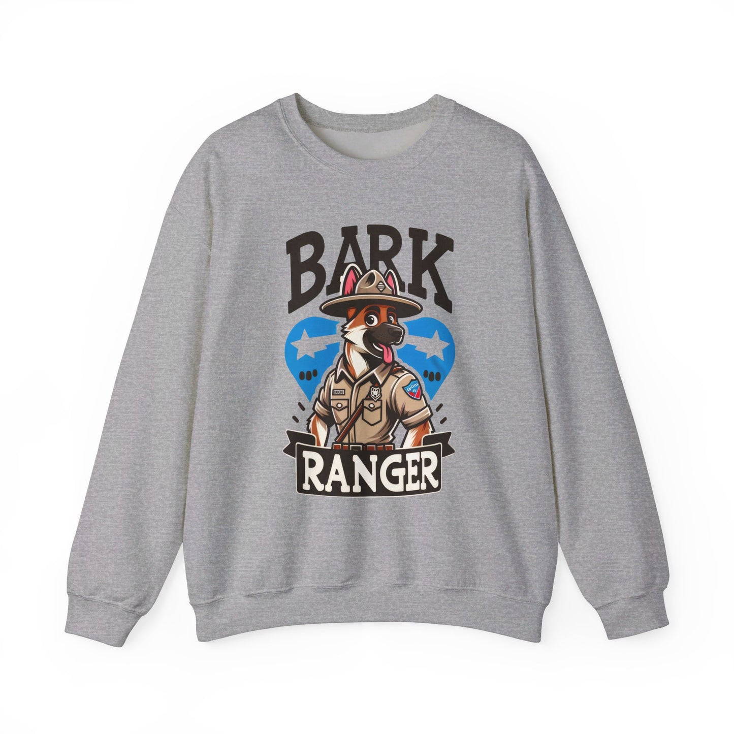 Bark Ranger On Duty Sweatshirt (10 colors) (German Shepherd)