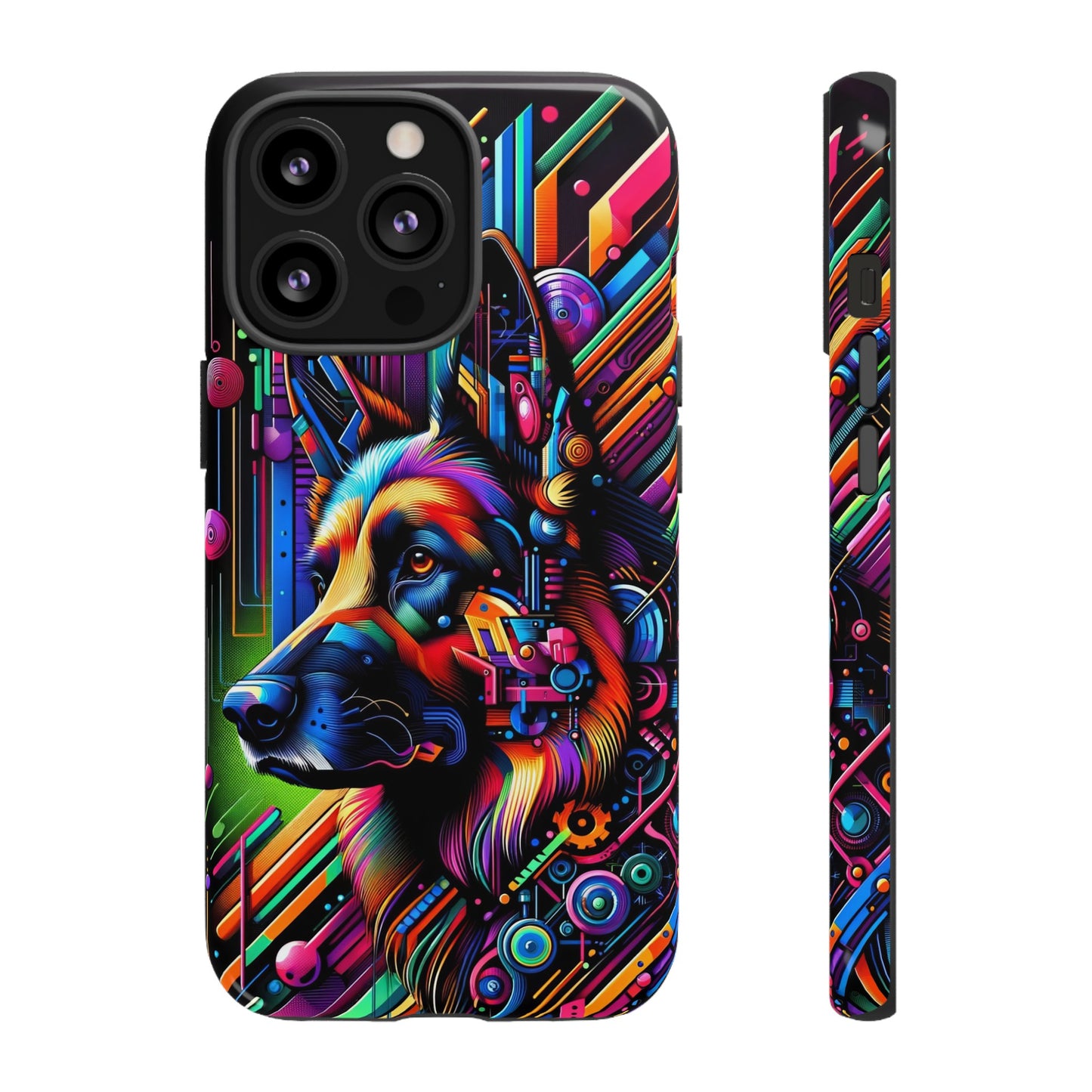 Constructivism and dadaism German Shepherd Phone Case