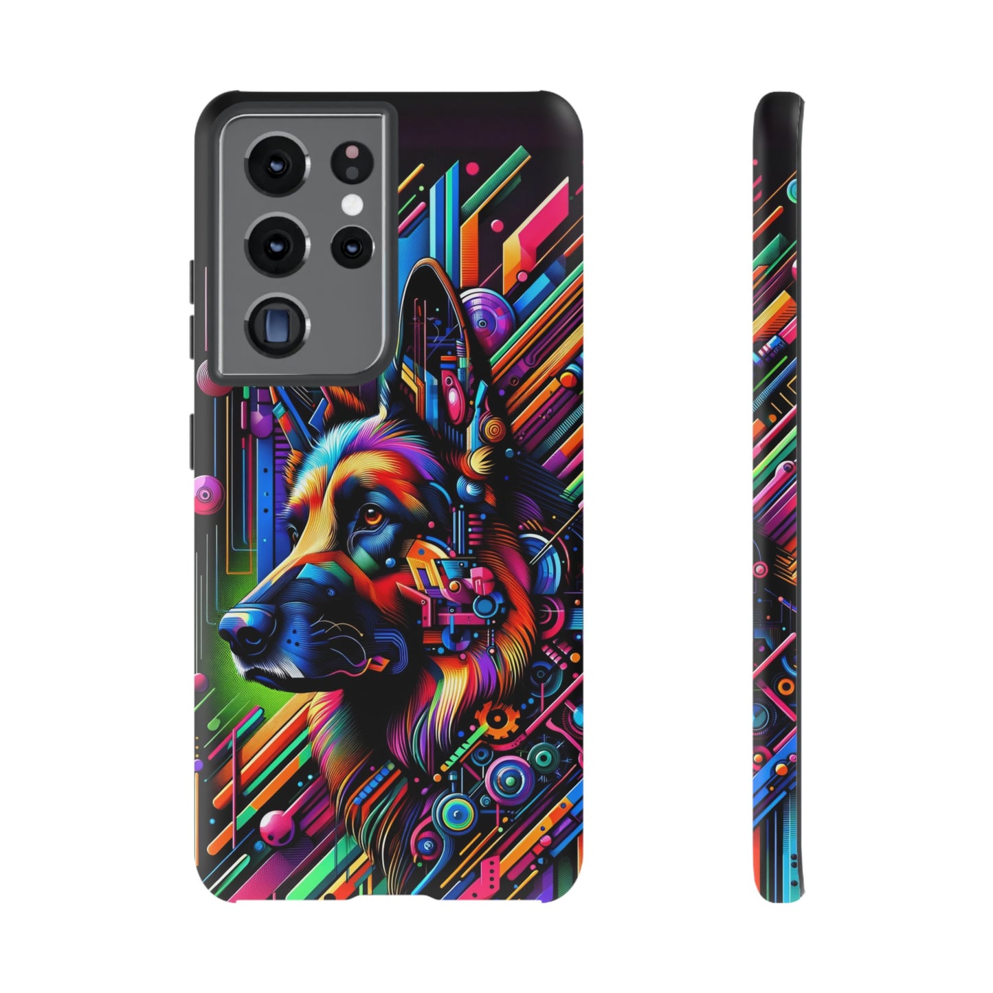 Constructivism and dadaism German Shepherd Phone Case