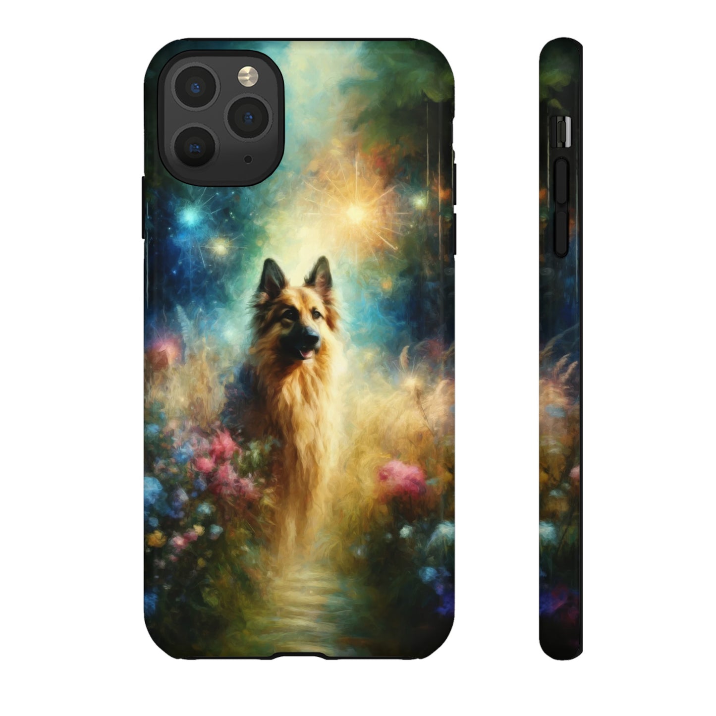 Fairy tale and impressionism German Shepherd Phone Case