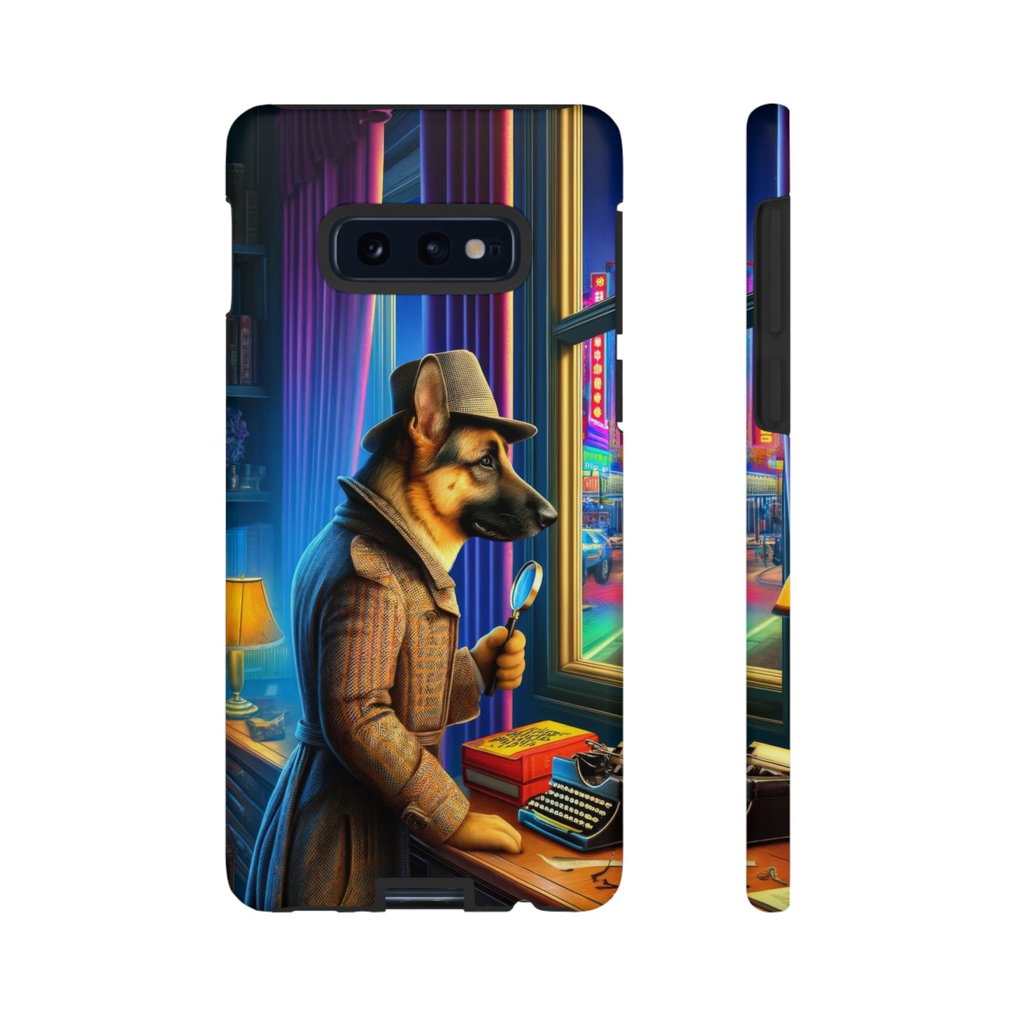 German Shepherd Detective Phone Case