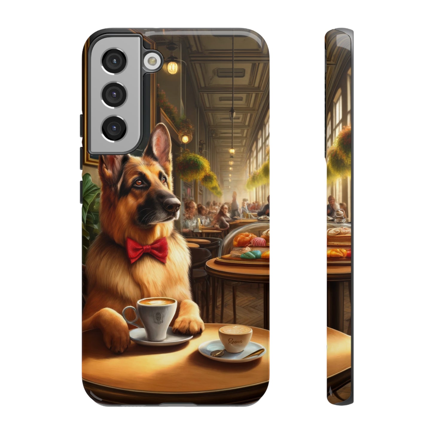 German Shepherd Drinking Phone Case