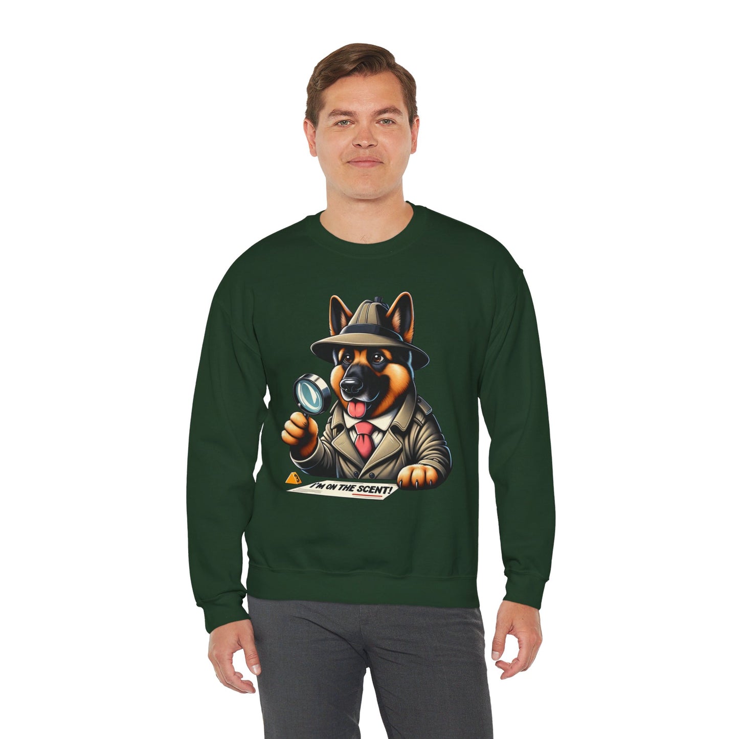 I'm on the Scent Sweatshirt (10 colors) (German Shepherd)