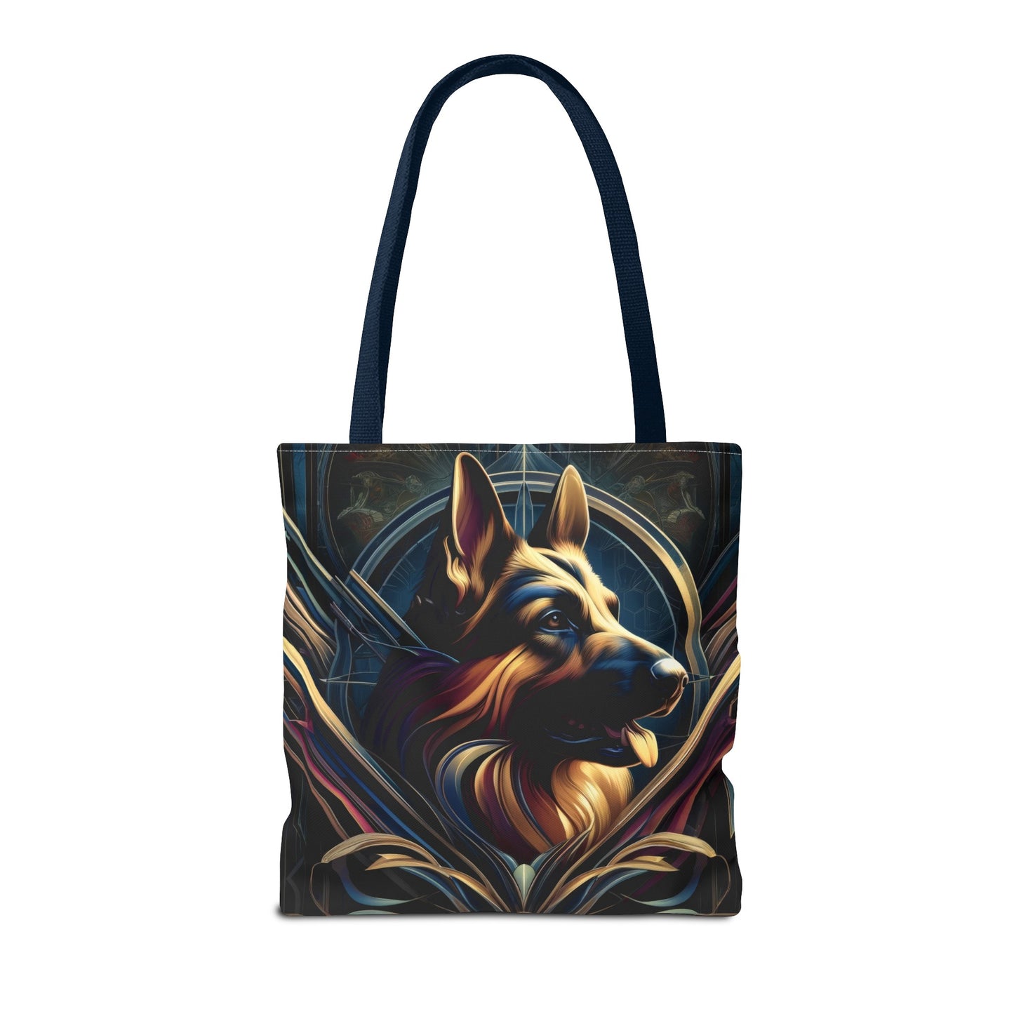 Gothic inspired German Shepherd Tote Bag