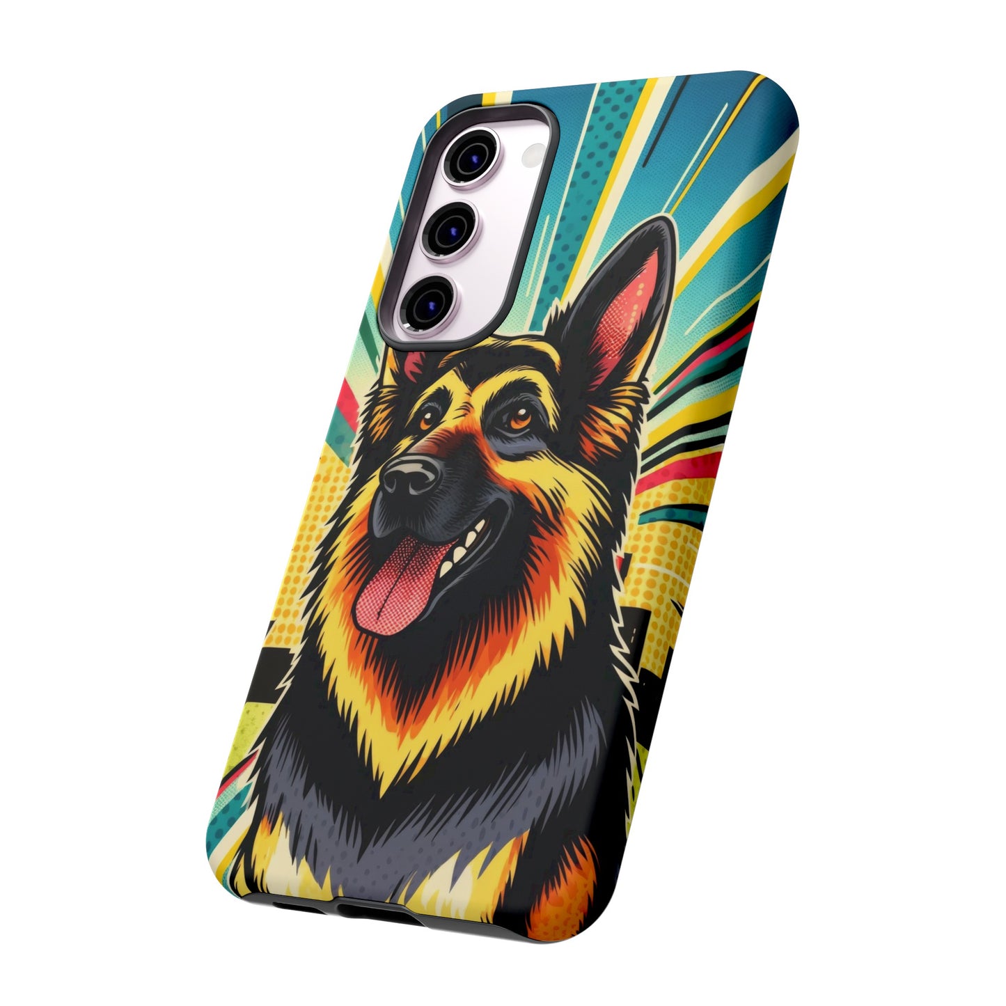 Comic style German Shepherd Phone Case