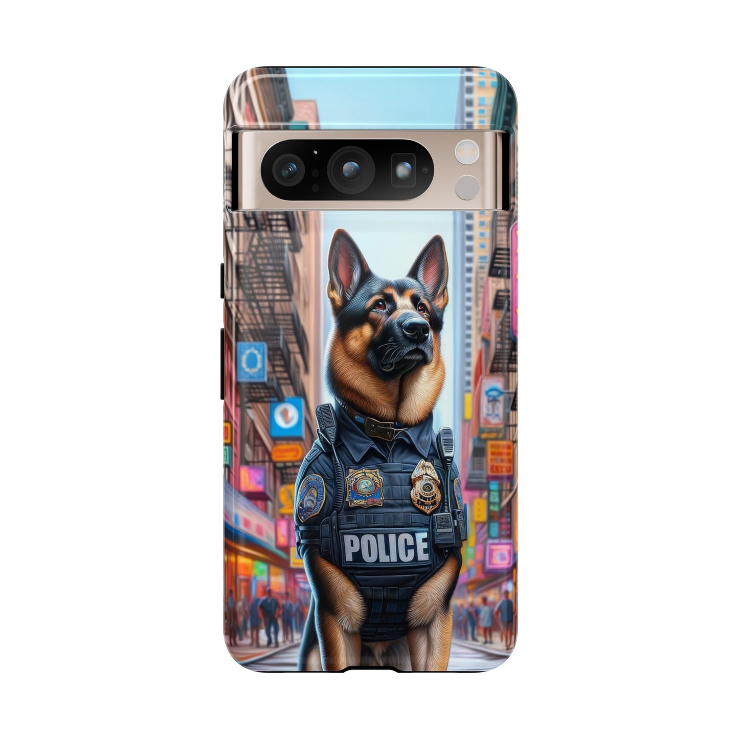 German Shepherd Police Officer Phone Case