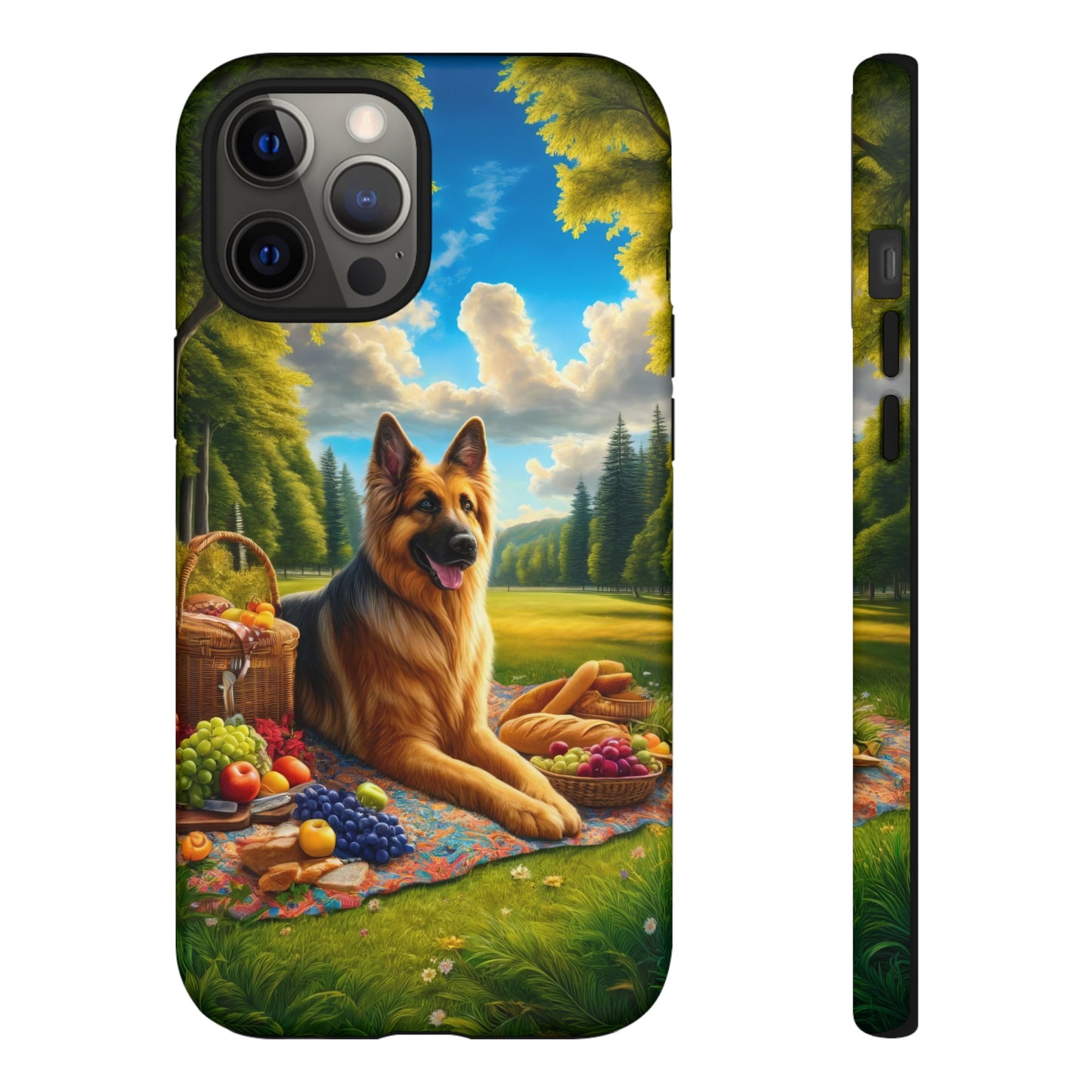 German Shepherd Giving a Speech Phone Case