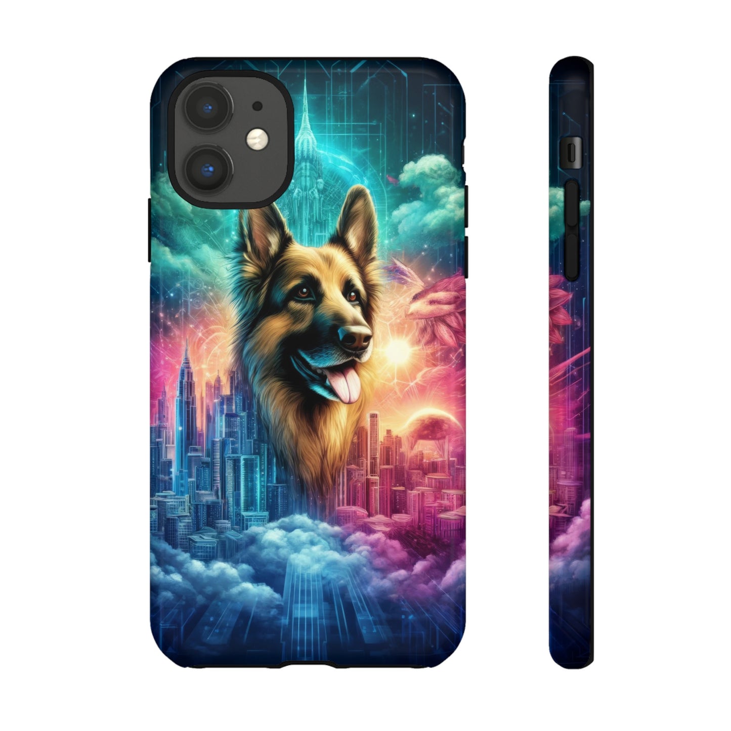 Dreamy fantasy German Shepherd Phone Case