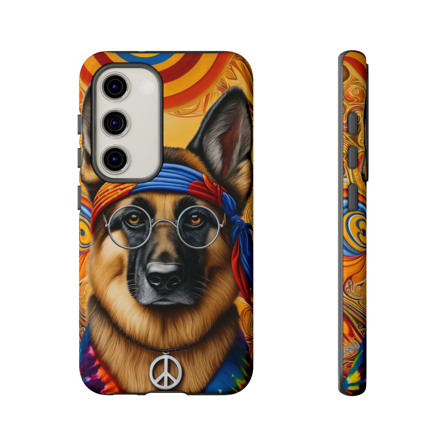 Hippie German Shepherd Tough Phone Case