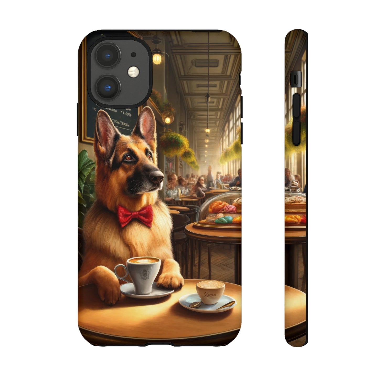 German Shepherd Drinking Phone Case