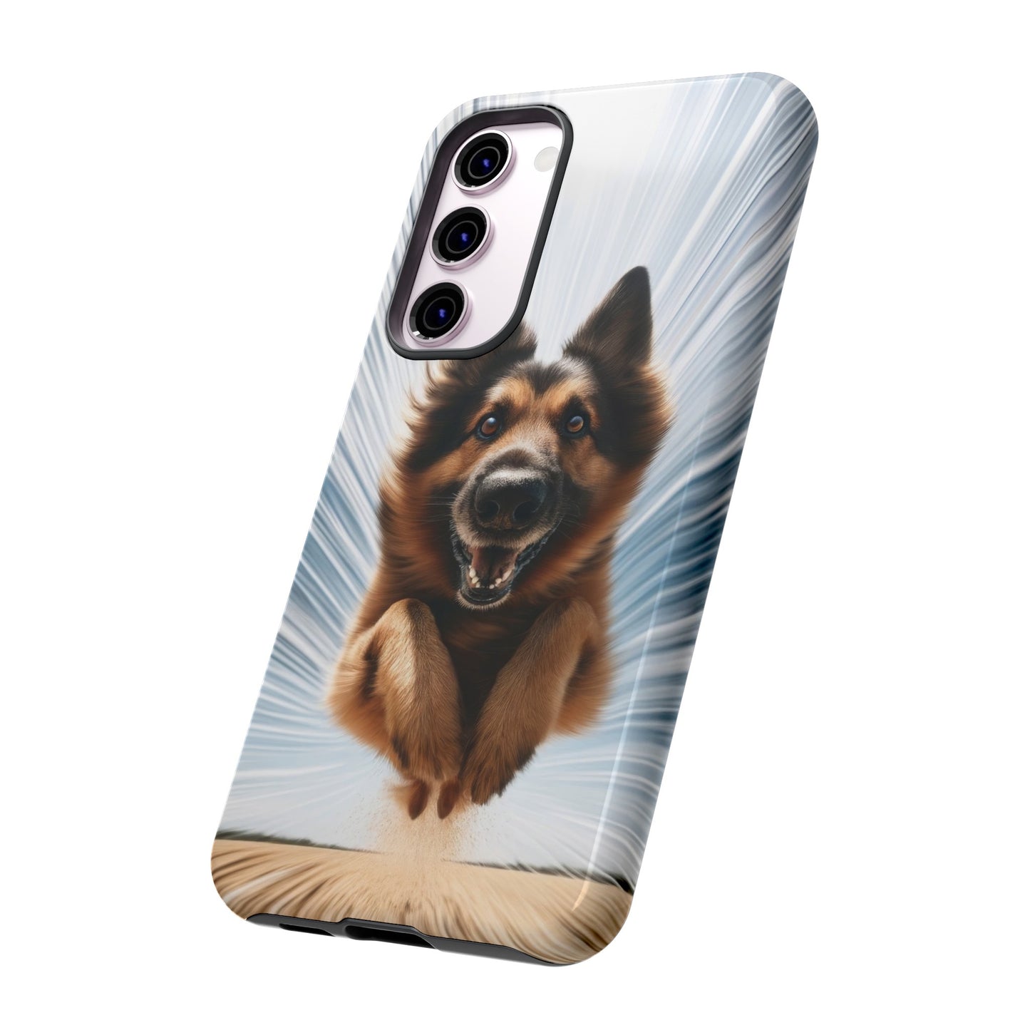 Motion blur German Shepherd Phone Case