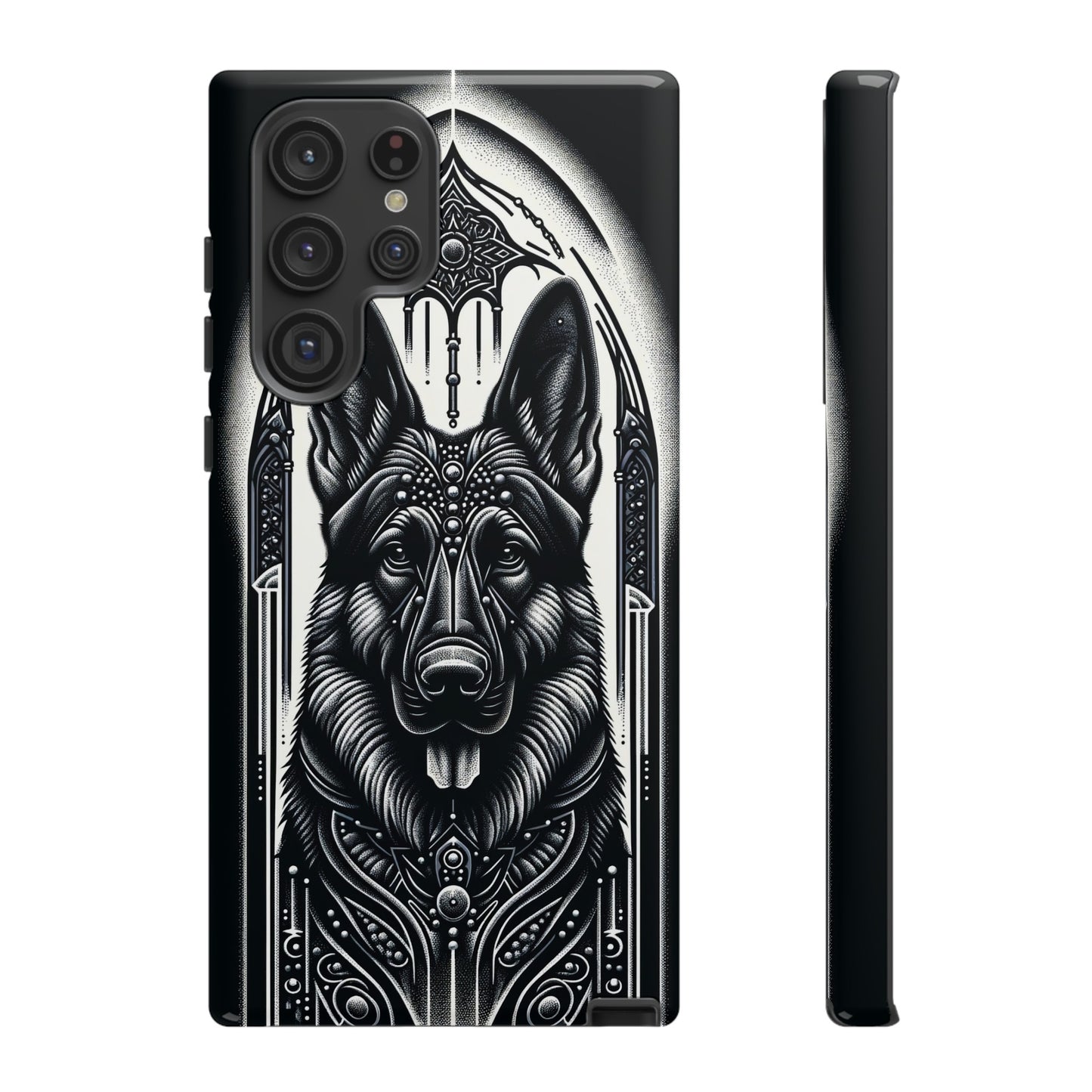 Futuristic German Shepherd Phone Case