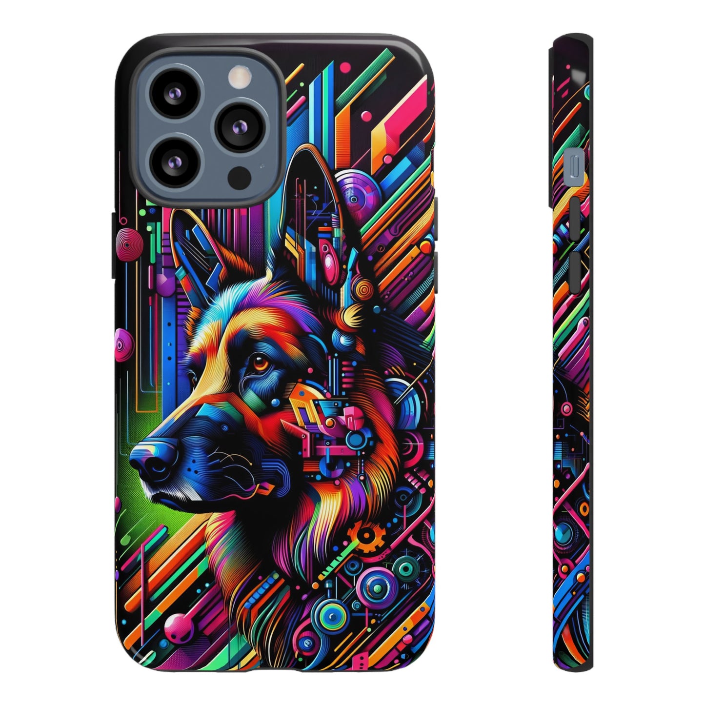 Constructivism and dadaism German Shepherd Phone Case