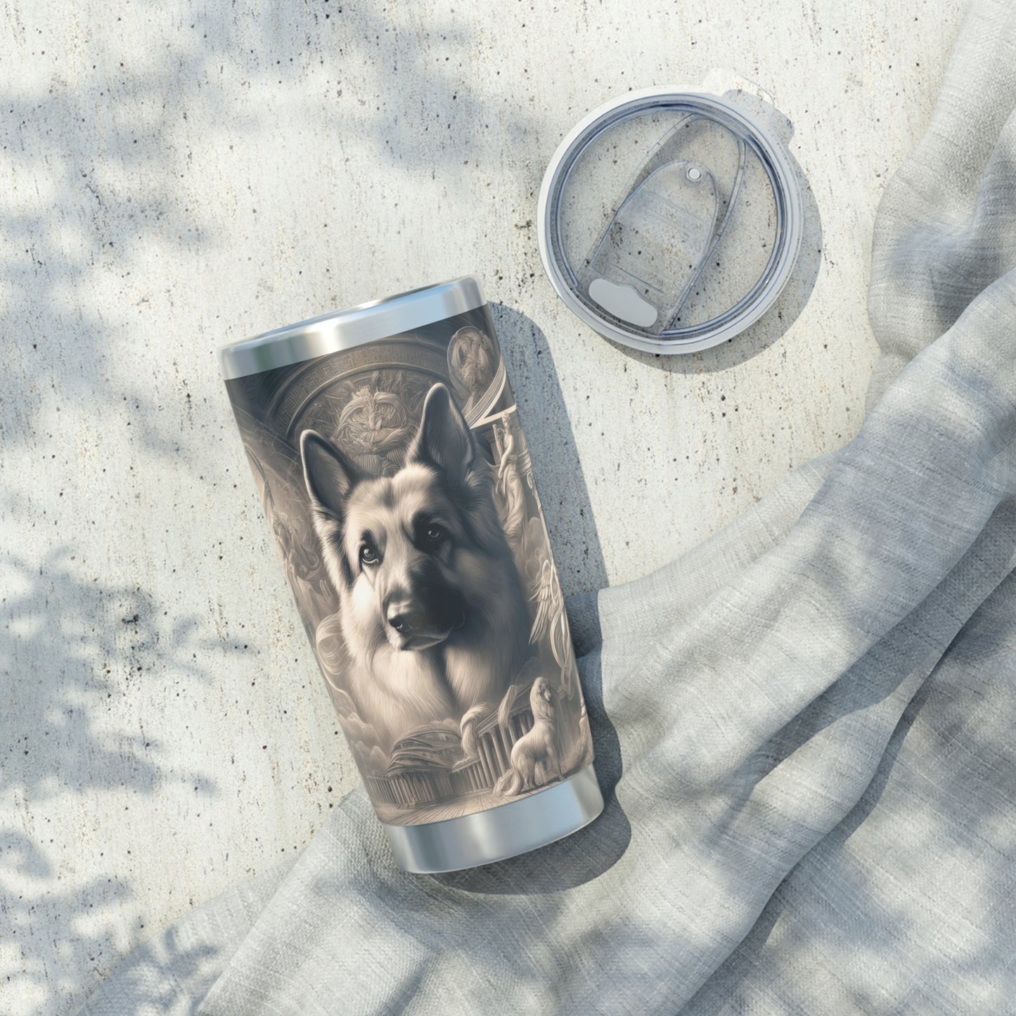 Neo-classicism and dreamy fantasy German Shepherd 20oz Tumbler