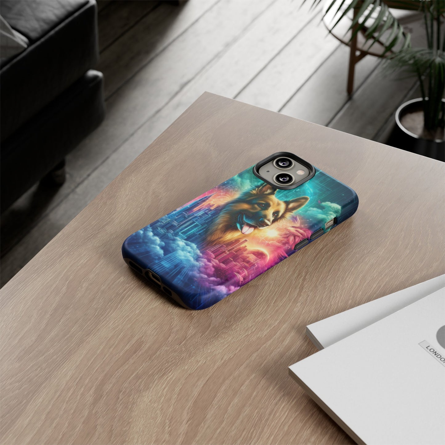 Dreamy fantasy German Shepherd Phone Case