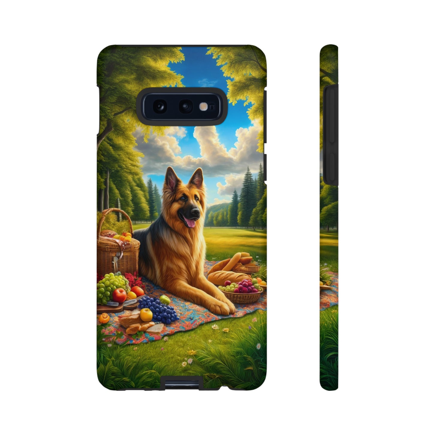 German Shepherd Giving a Speech Phone Case