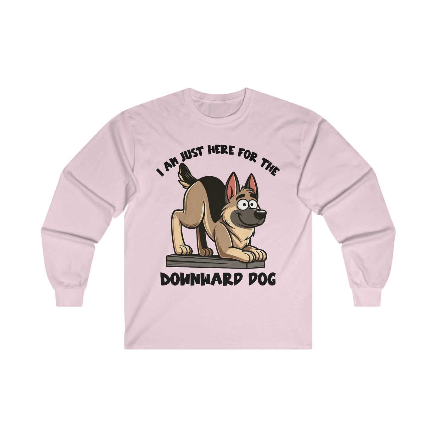 DownWard Dog Long Sleeve Shirt (20 colors) (German Shepherd)