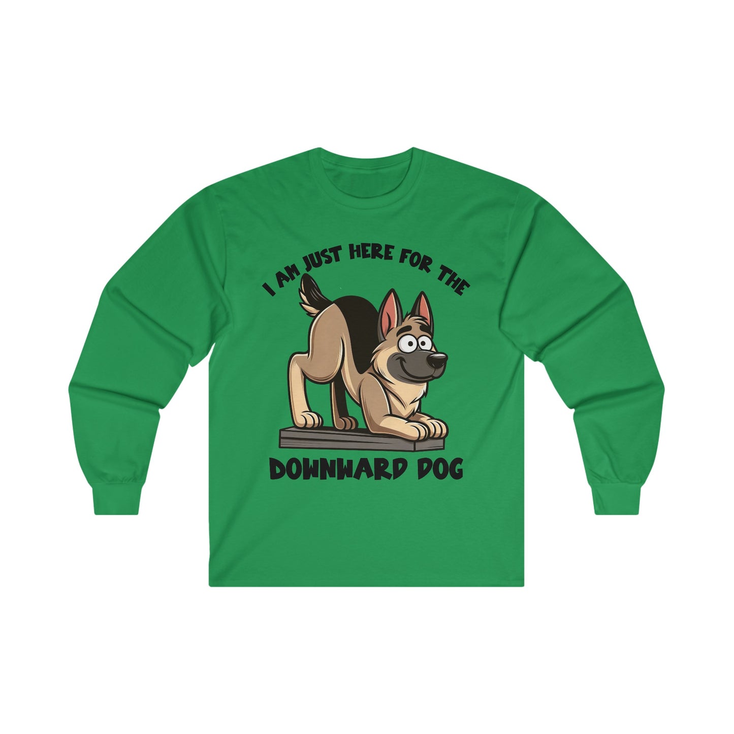 DownWard Dog Long Sleeve Shirt (20 colors) (German Shepherd)