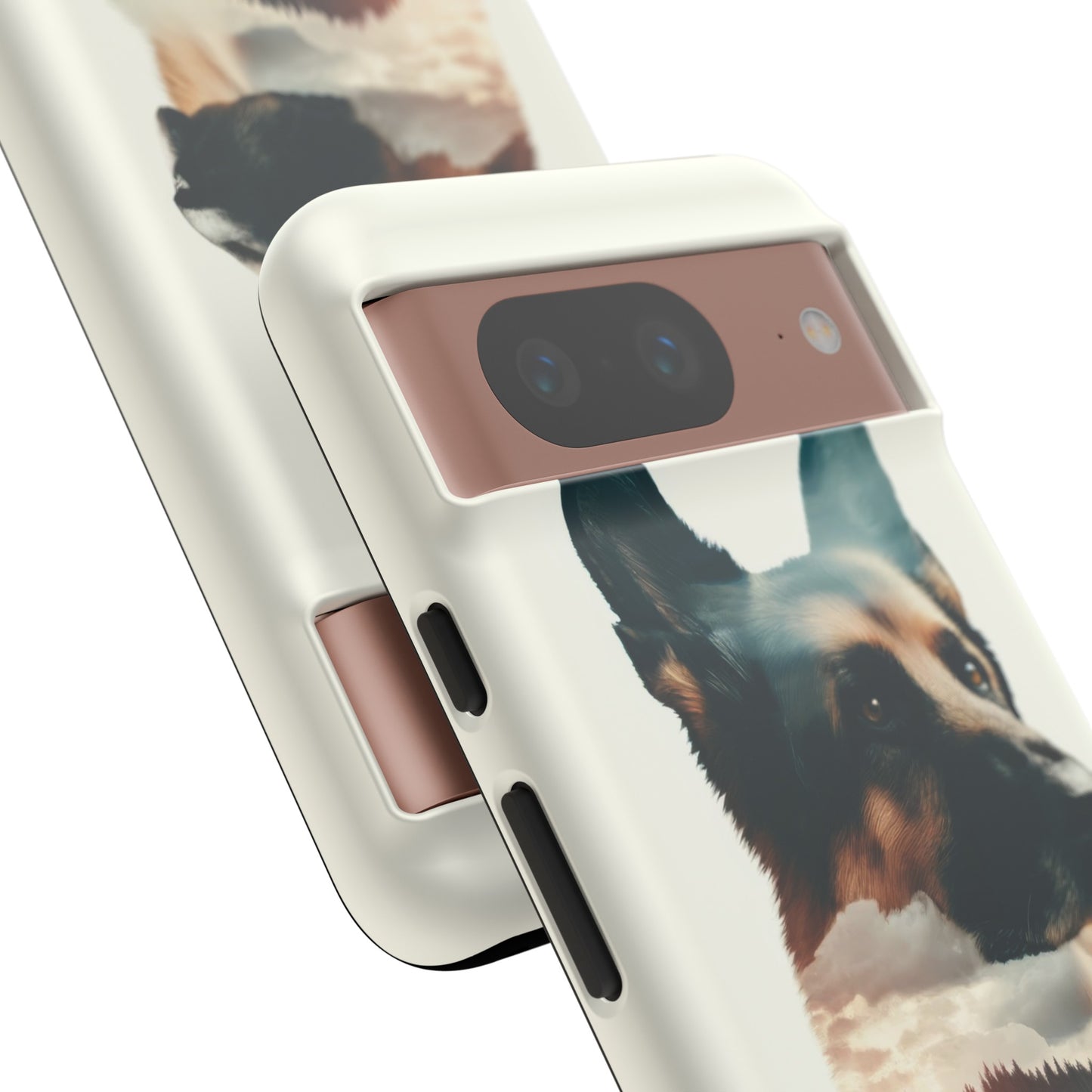 Romanticism and double exposure German Shepherd Phone Case