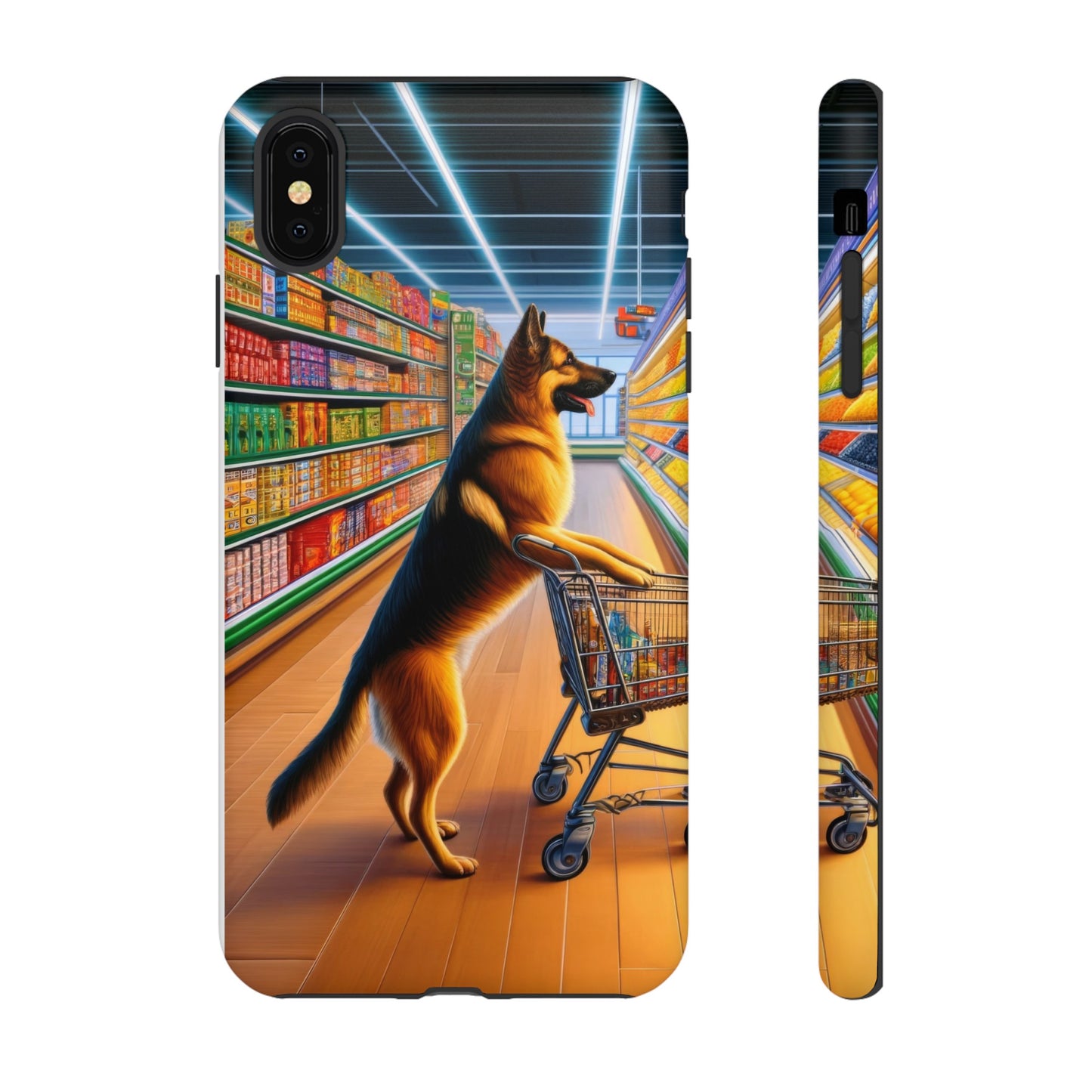 German Shepherd Shopping Phone Case