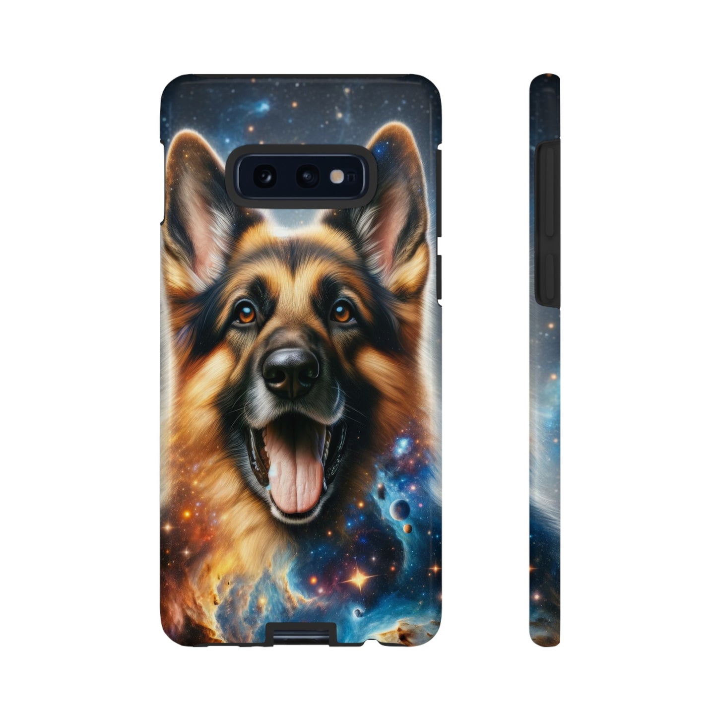 German Shepherd in Space Tough Phone Case