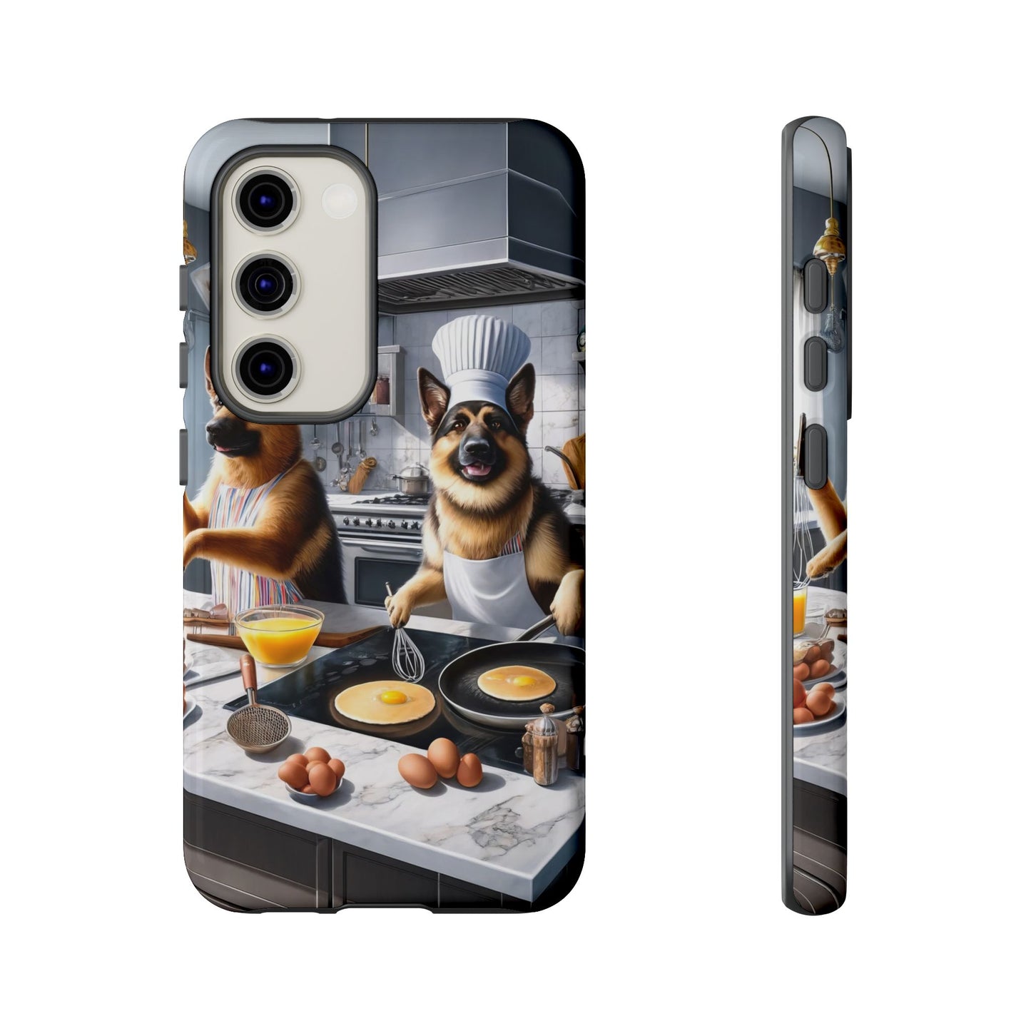 Cooking German Shepherds Tough Phone Case