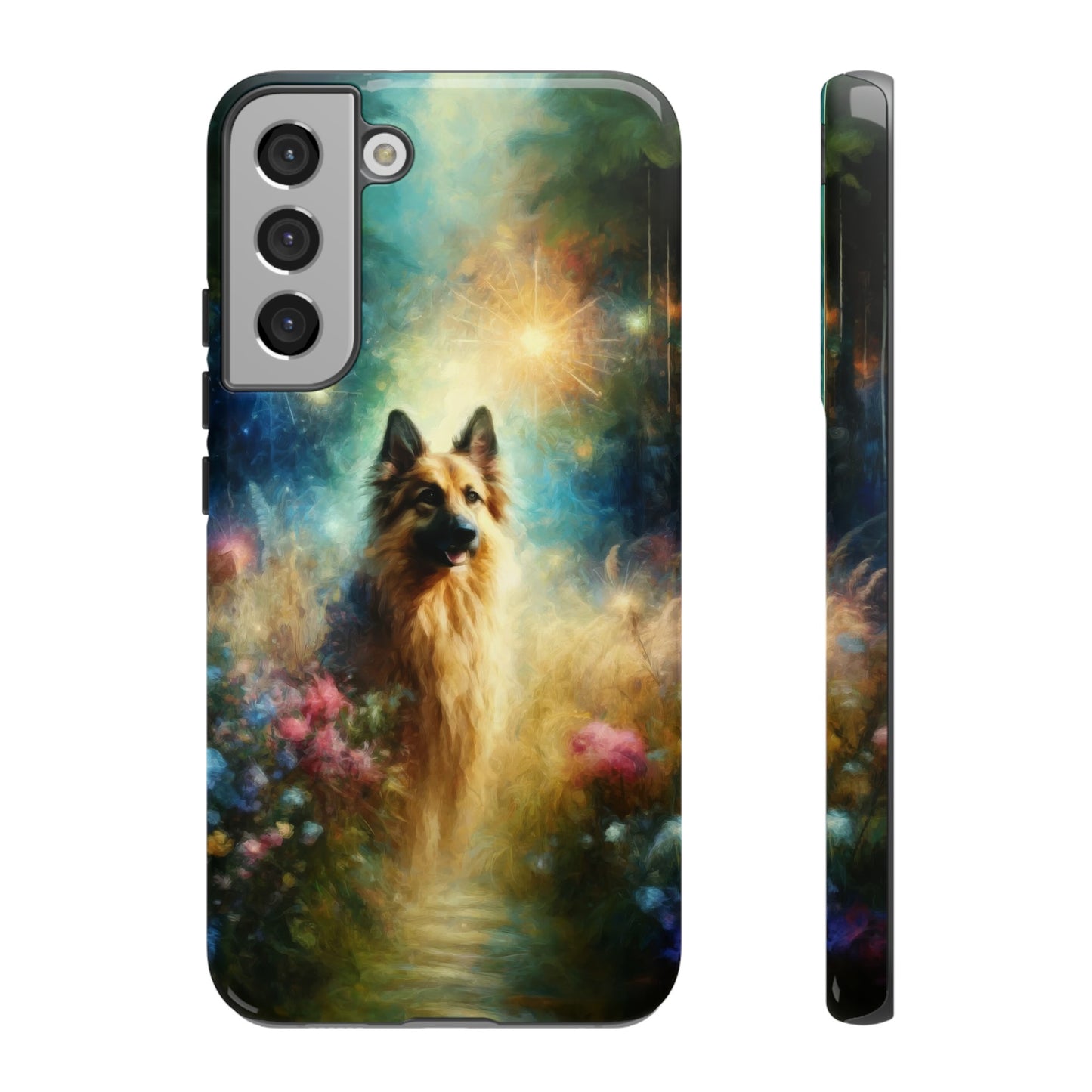 Fairy tale and impressionism German Shepherd Phone Case