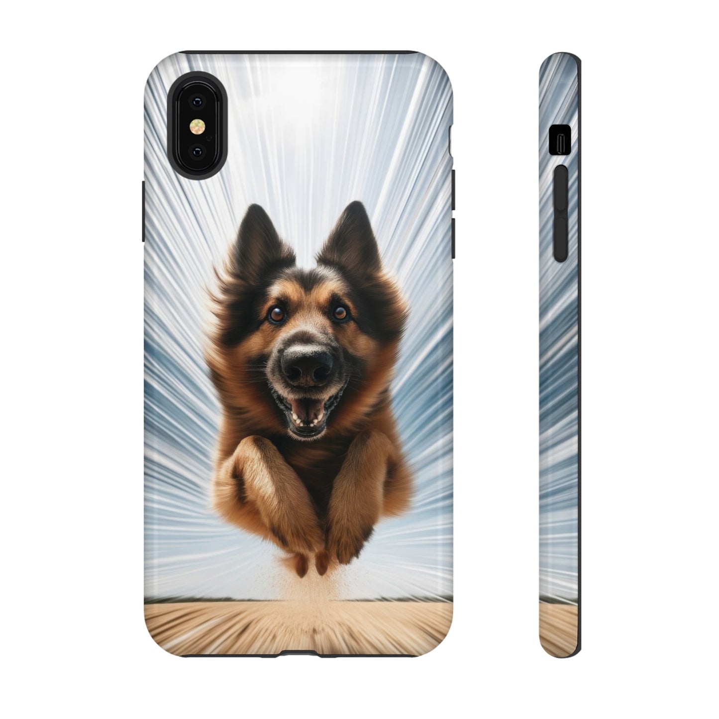 Motion blur German Shepherd Phone Case