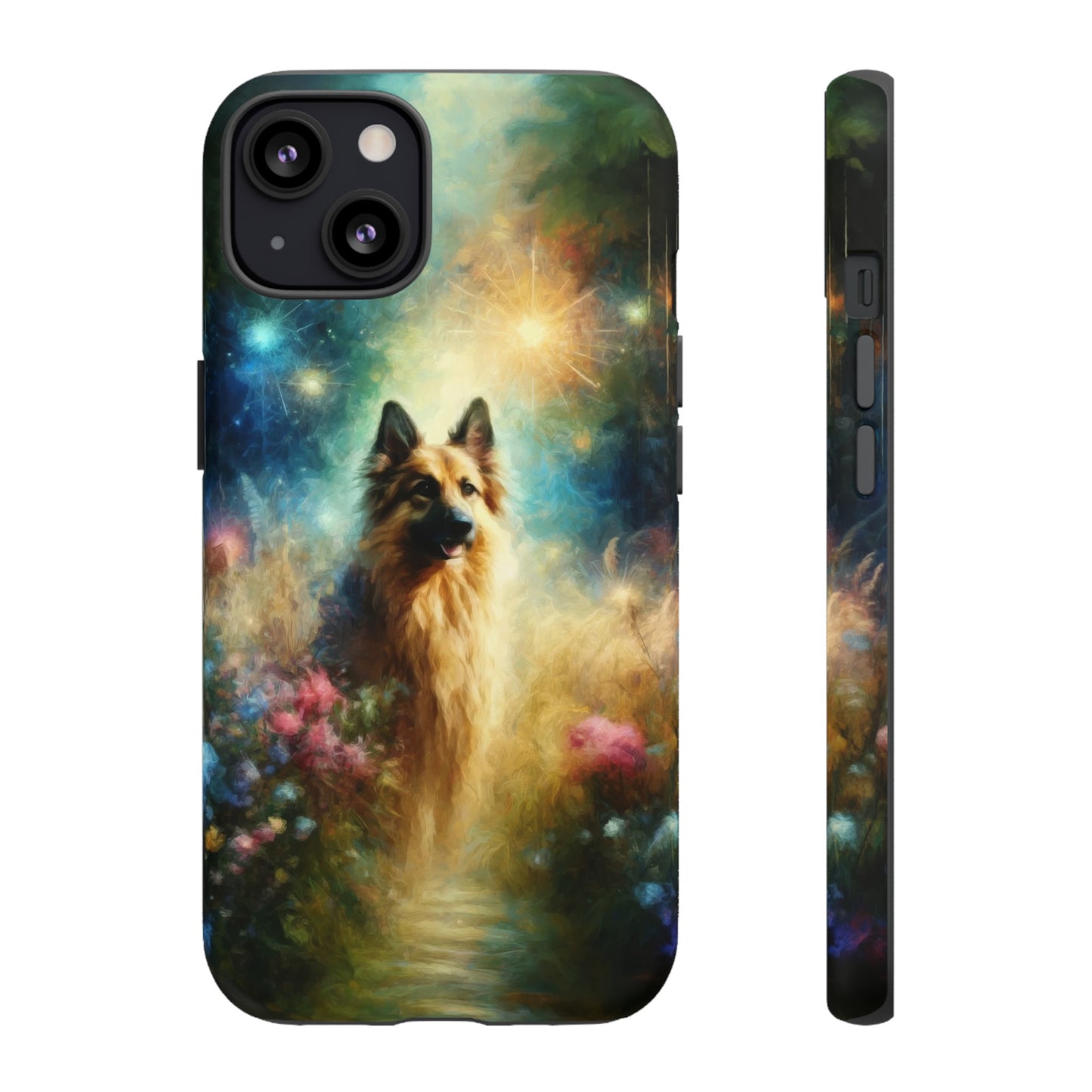 Fairy tale and impressionism German Shepherd Phone Case