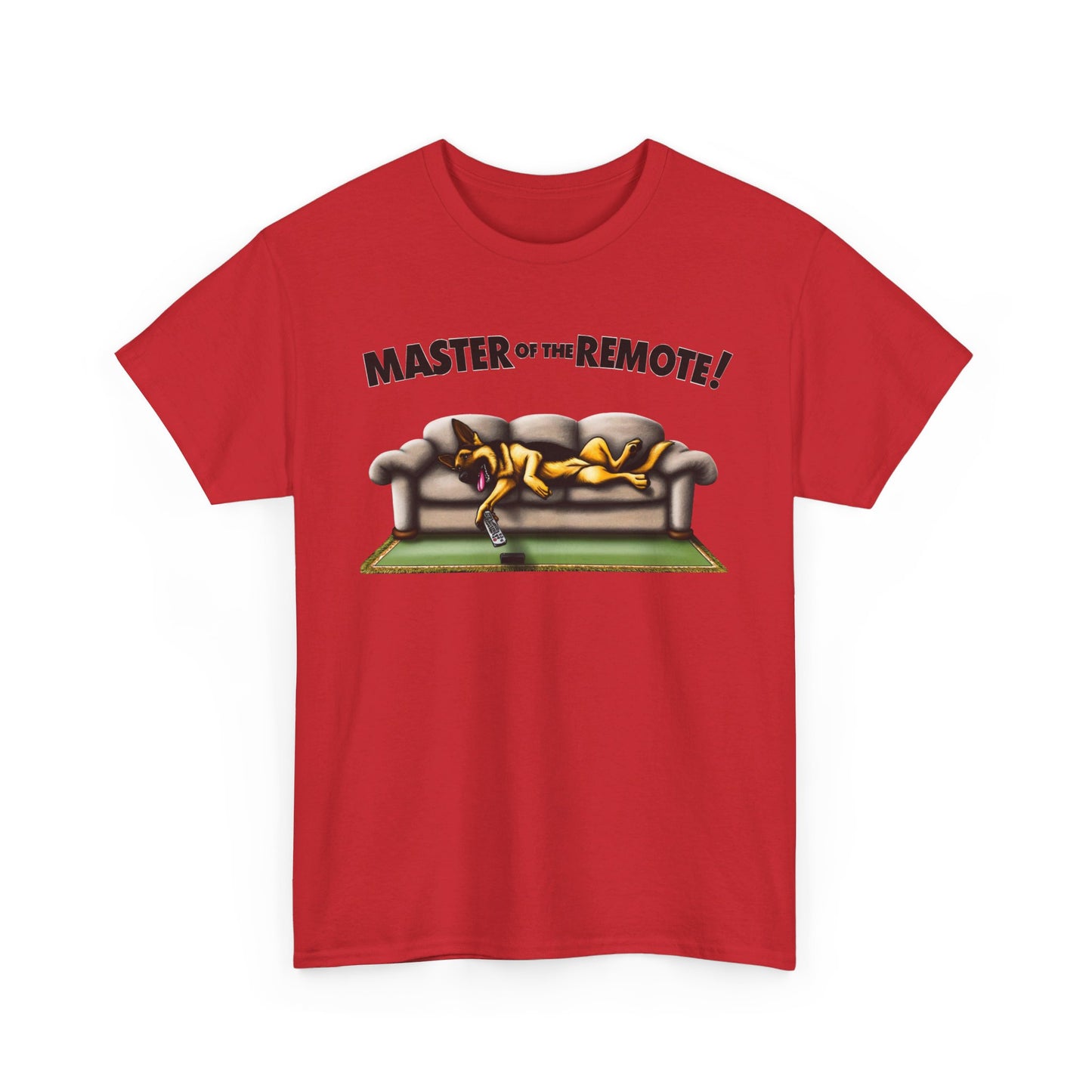 Master of the Remote! T-Shirt (13 colors) (German Shepherd)