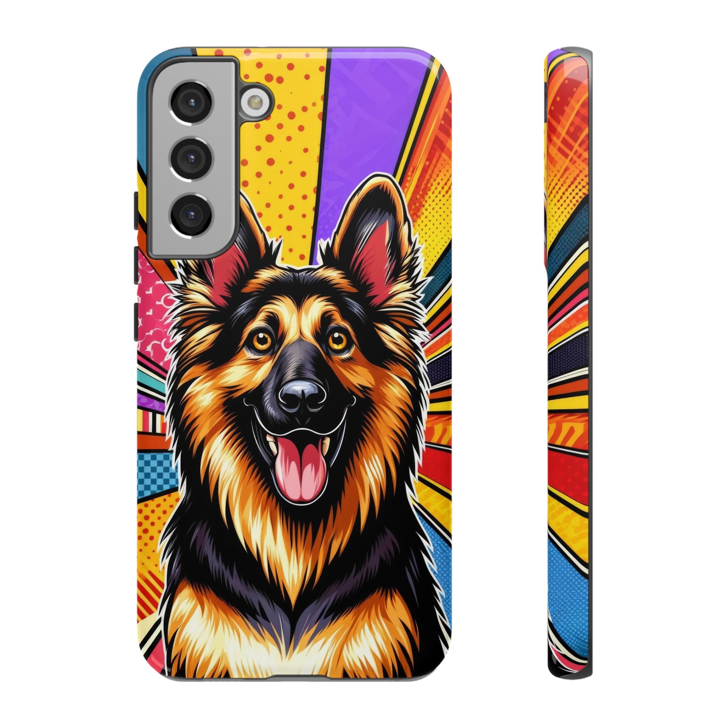 Anime style German Shepherd Phone Case