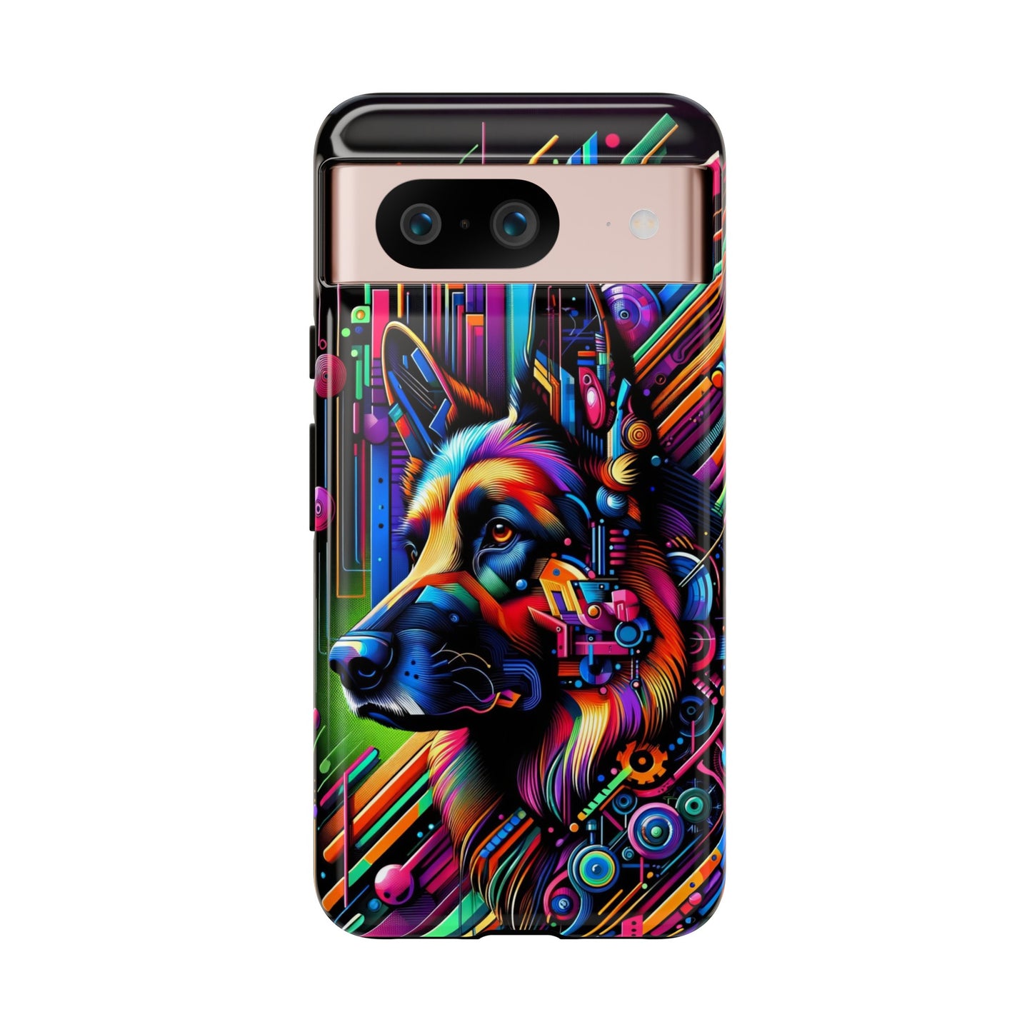 Constructivism and dadaism German Shepherd Phone Case