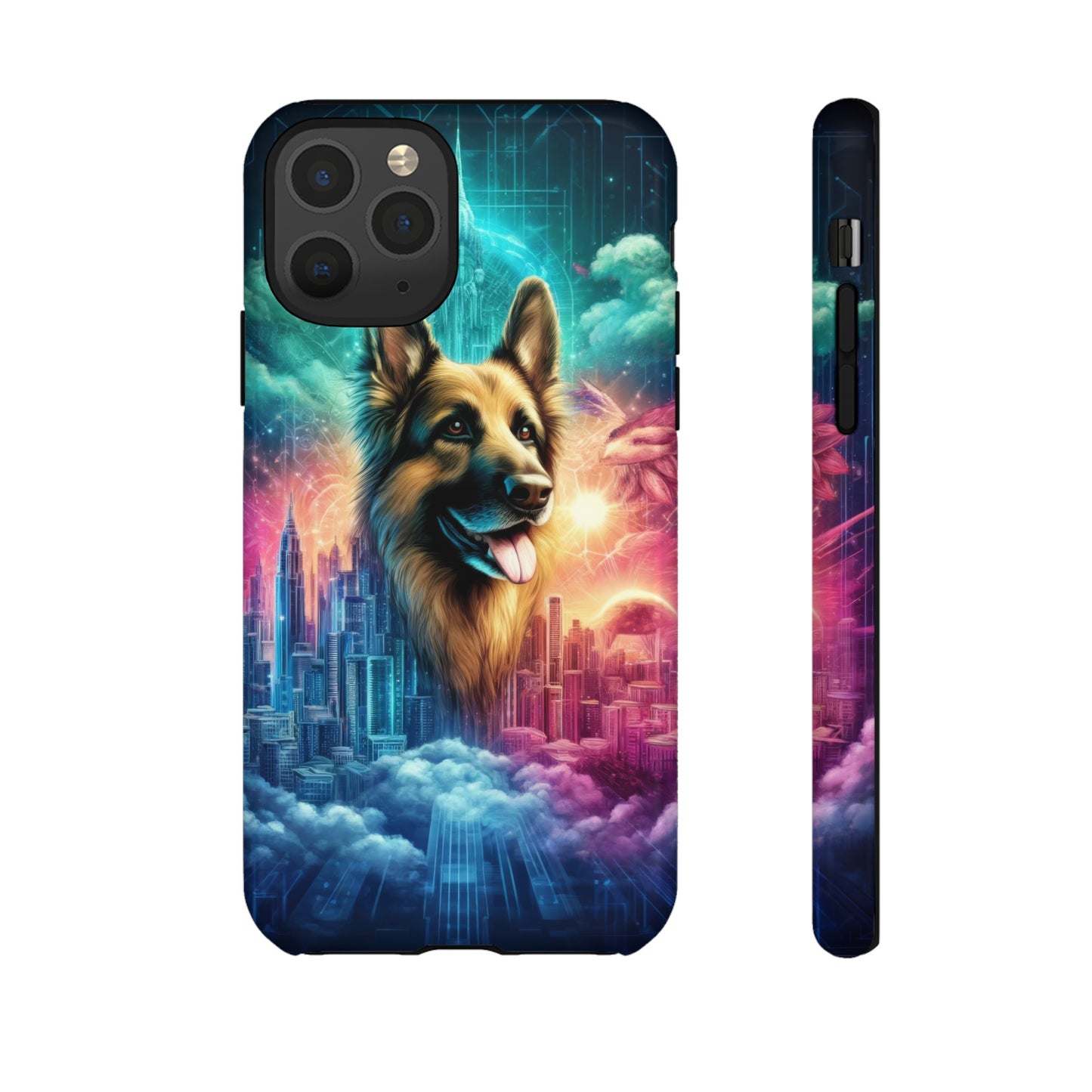 Dreamy fantasy German Shepherd Phone Case