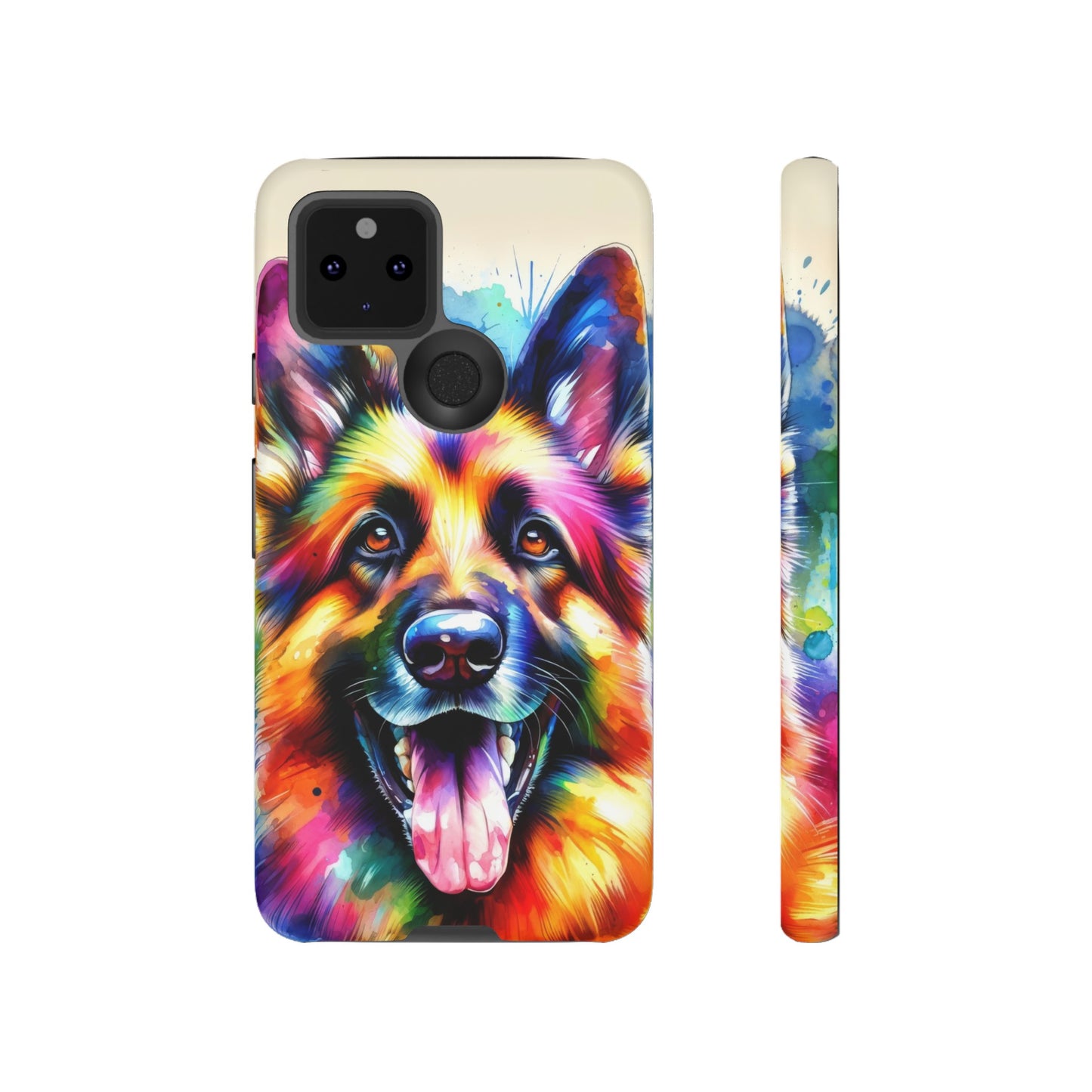 German Shepherd in Watercolor Tough Phone Case