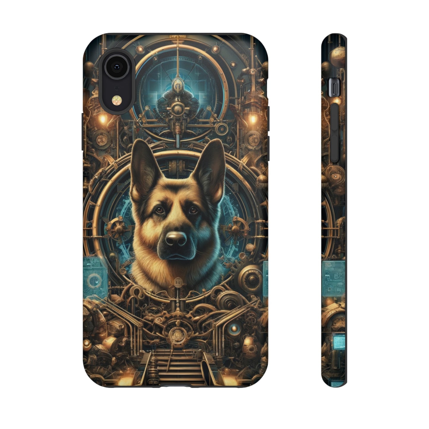 Steampunk Fantasy V2 German Shepherd Phone Case