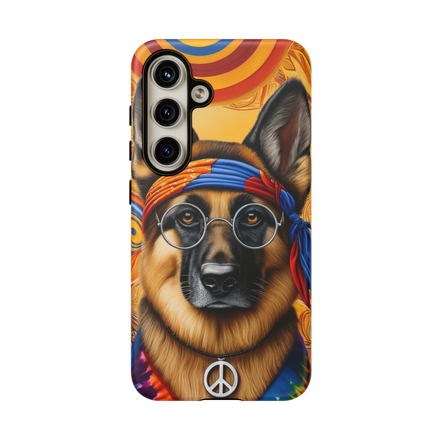 Hippie German Shepherd Tough Phone Case