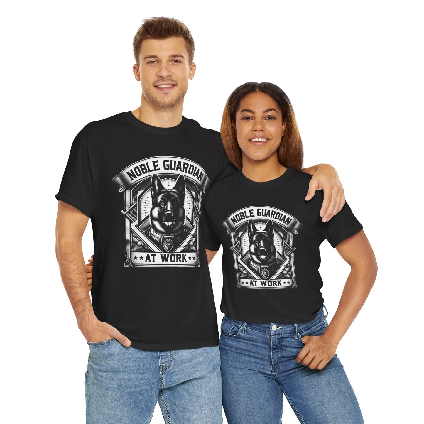 Noble Guardian At Work T-Shirt (13 colors) (German Shepherd)