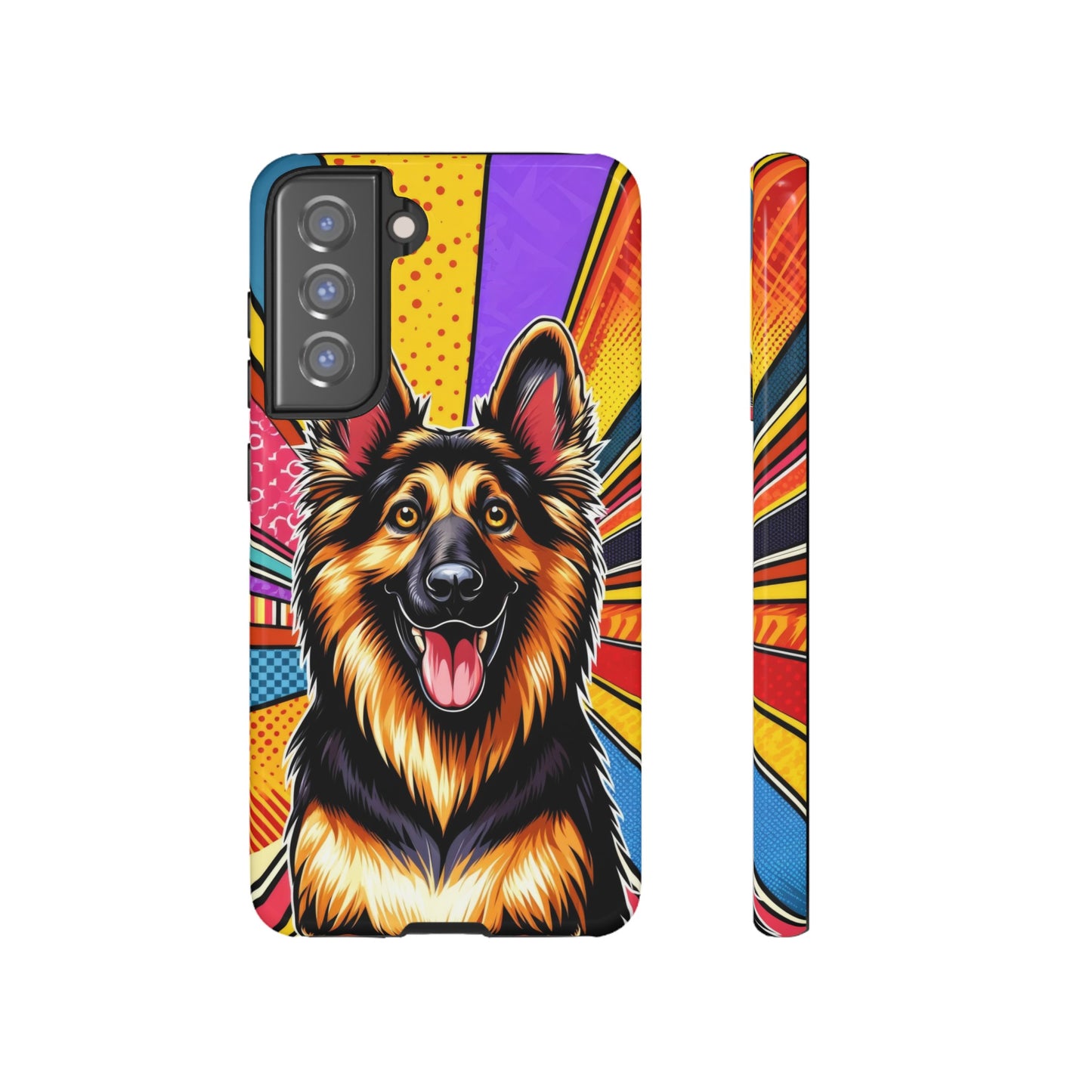 Anime style German Shepherd Phone Case