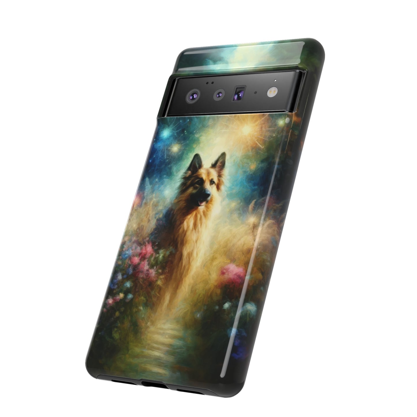 Fairy tale and impressionism German Shepherd Phone Case