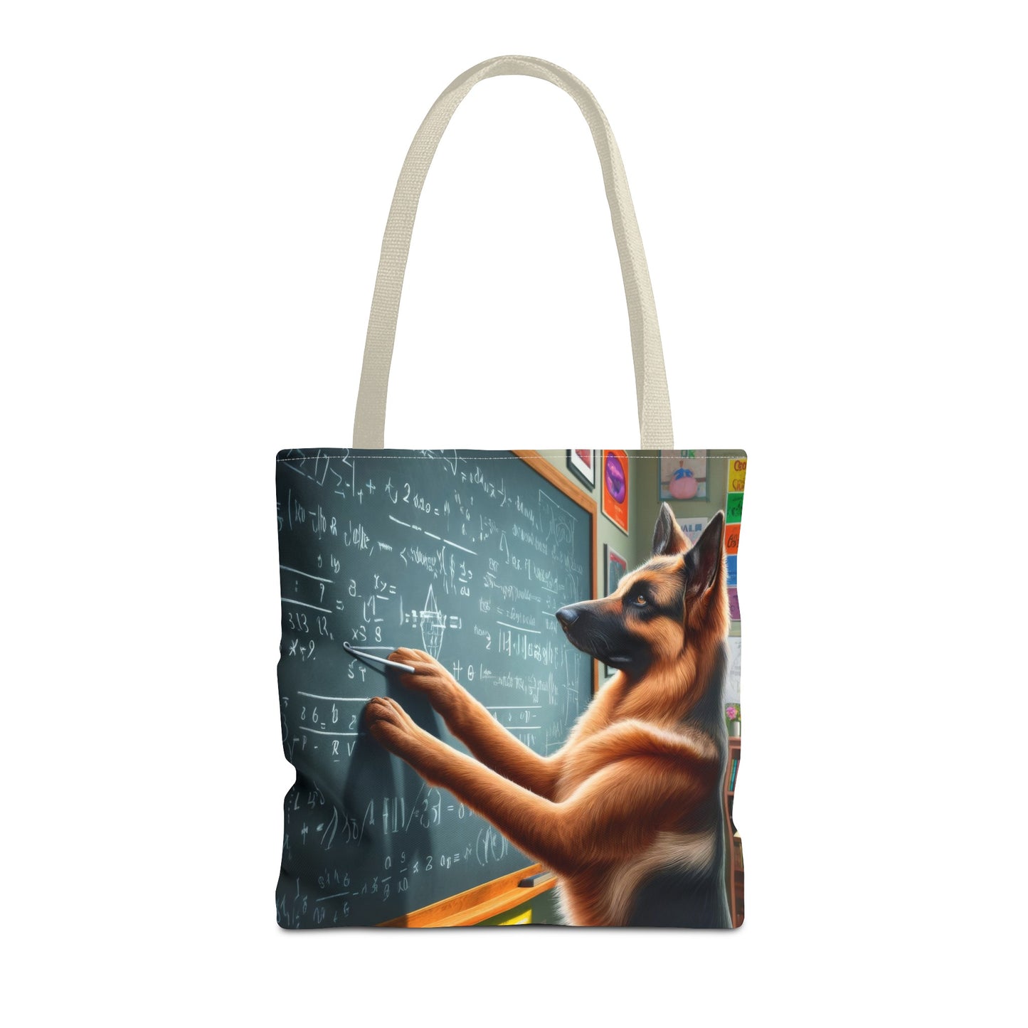 German Shepherd Professor Tote Bag