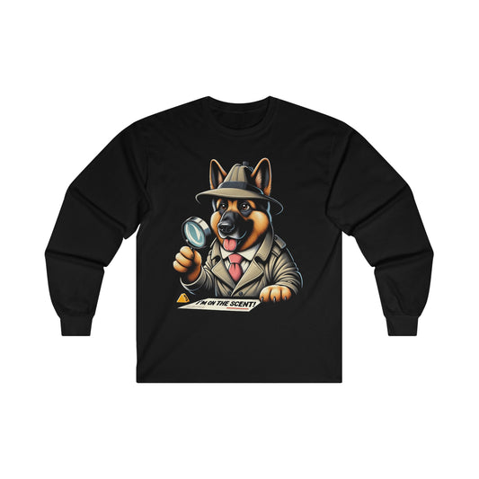 I'm on the Scent Long Sleeve Shirt (20 colors) (German Shepherd)