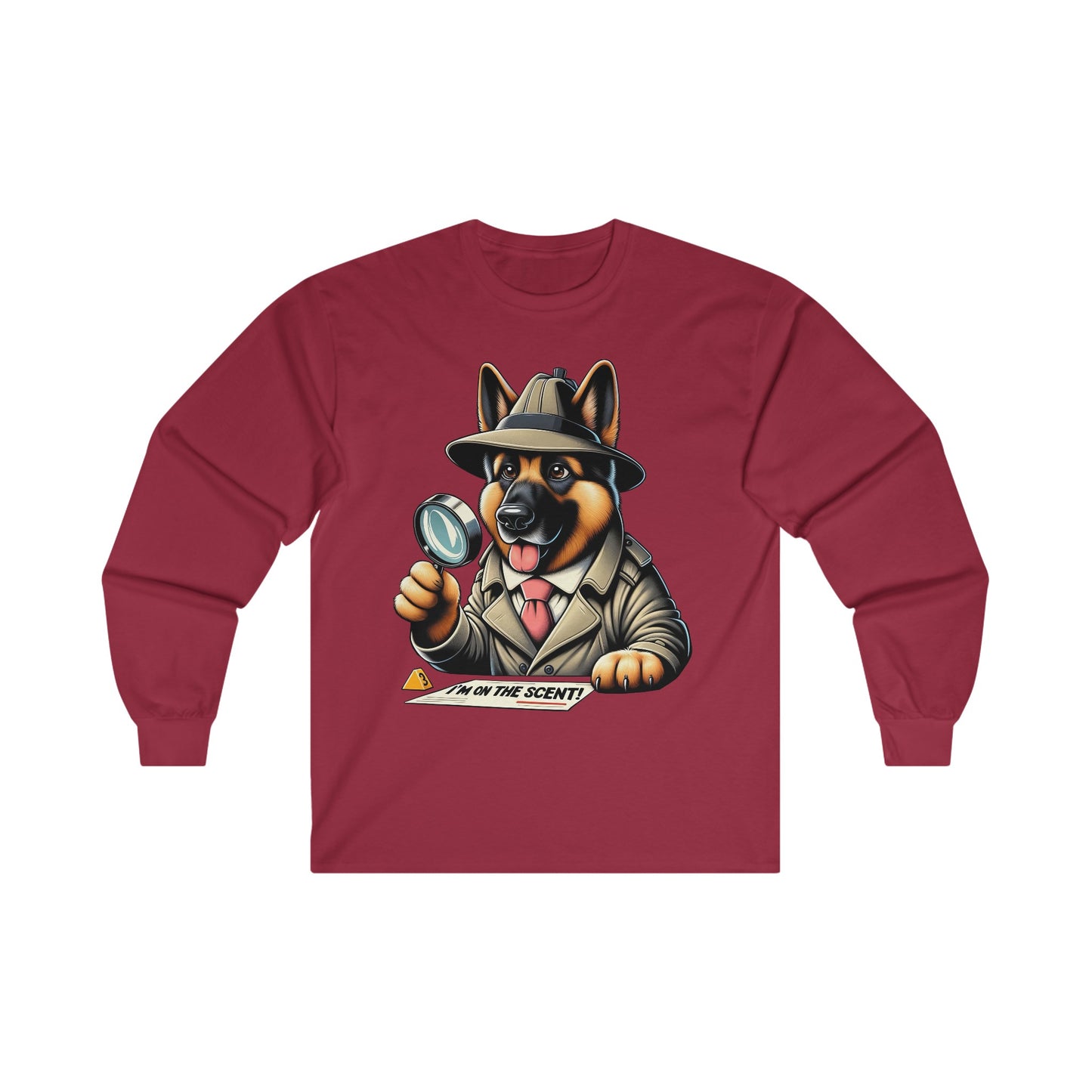 I'm on the Scent Long Sleeve Shirt (20 colors) (German Shepherd)