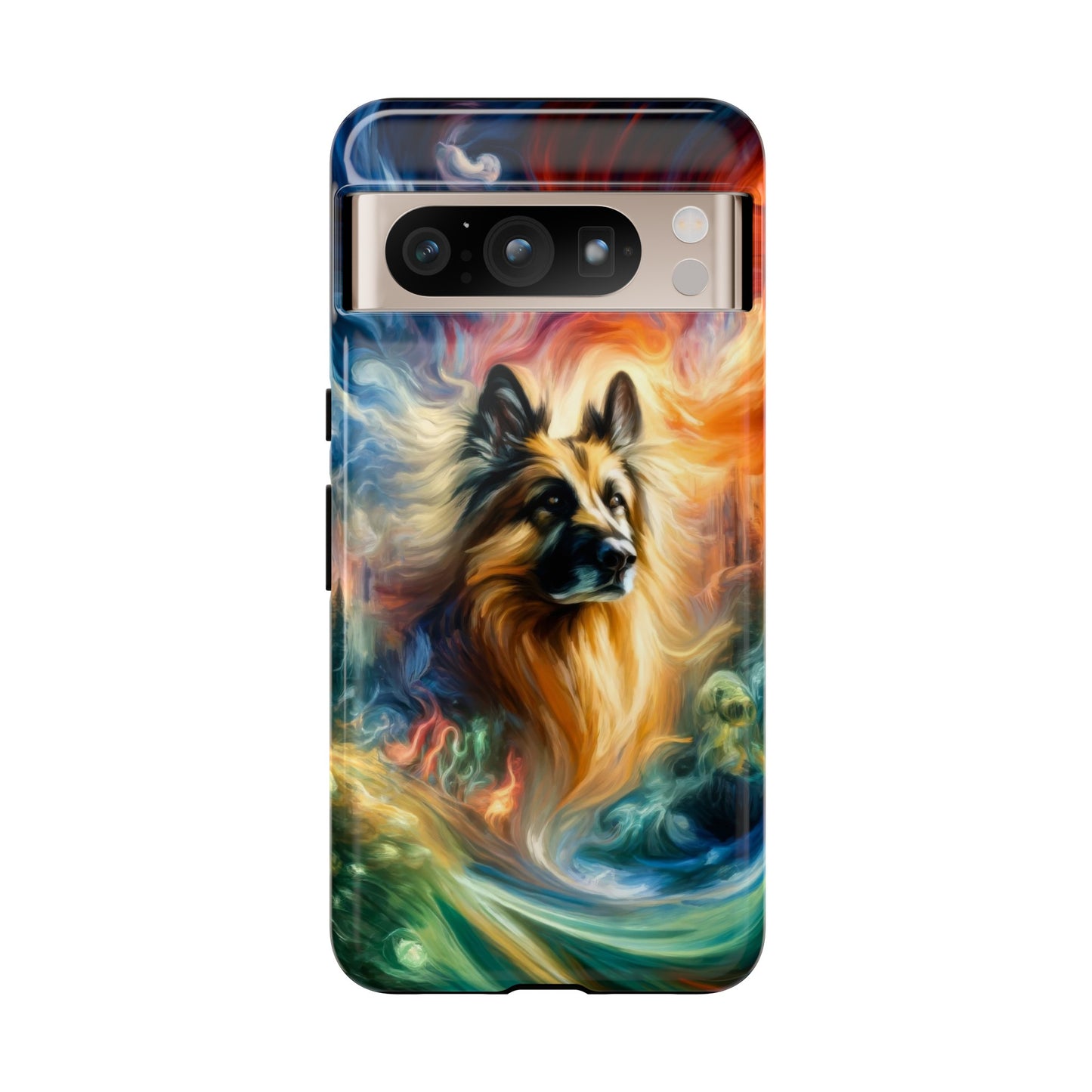 Expressionism and fantasy German Shepherd Phone Case