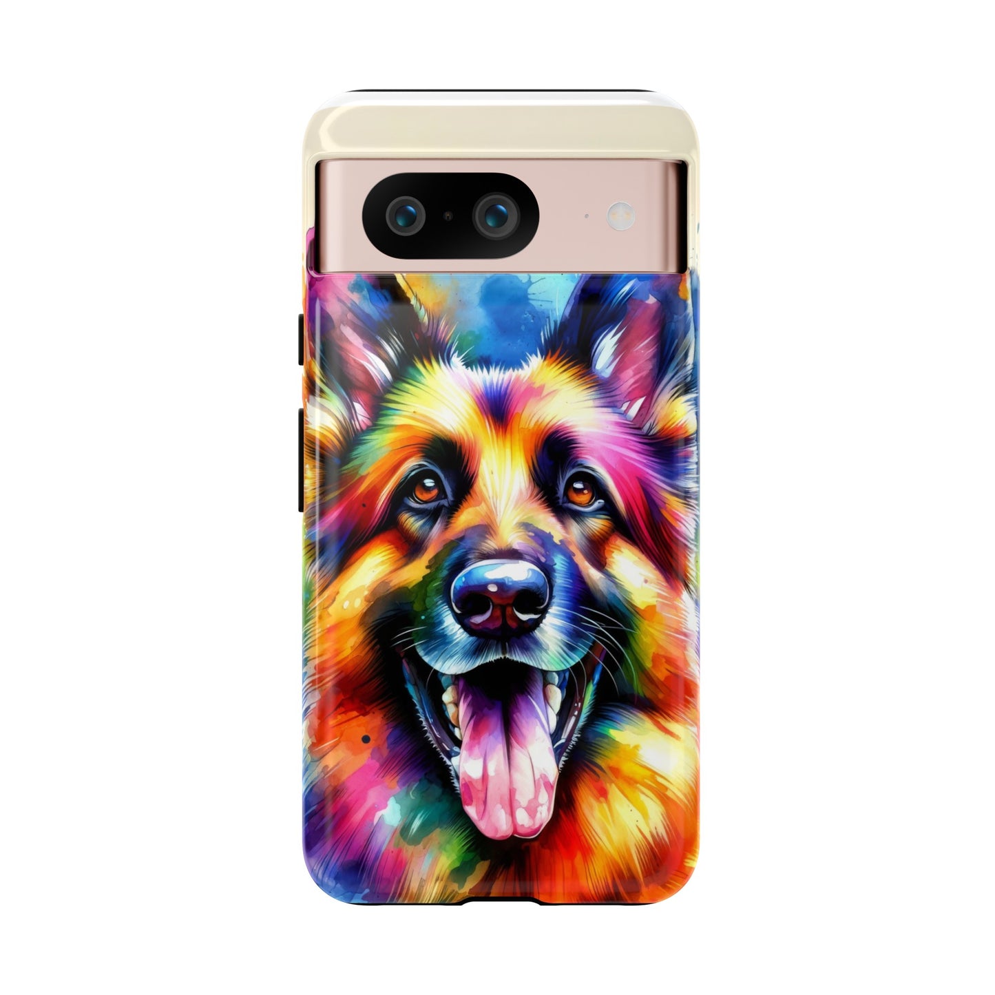 German Shepherd in Watercolor Tough Phone Case