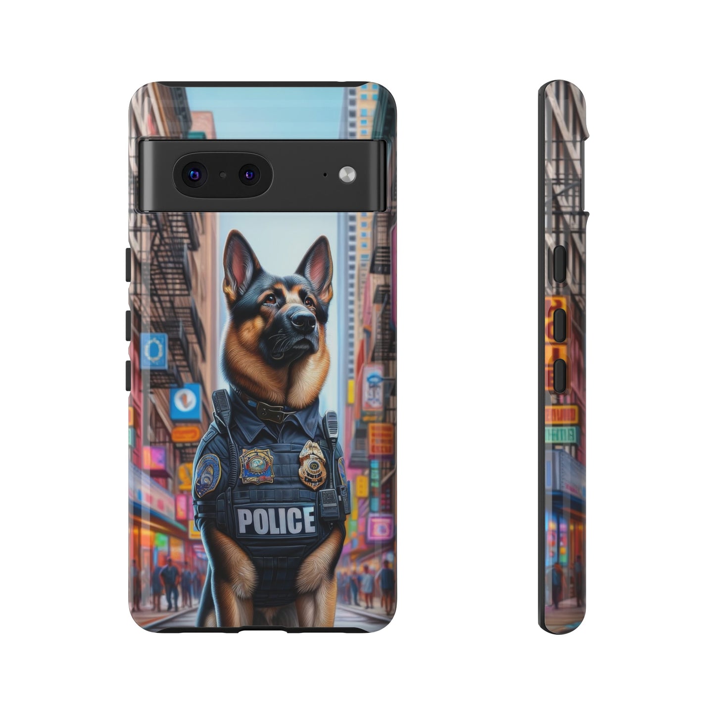 German Shepherd Police Officer Phone Case