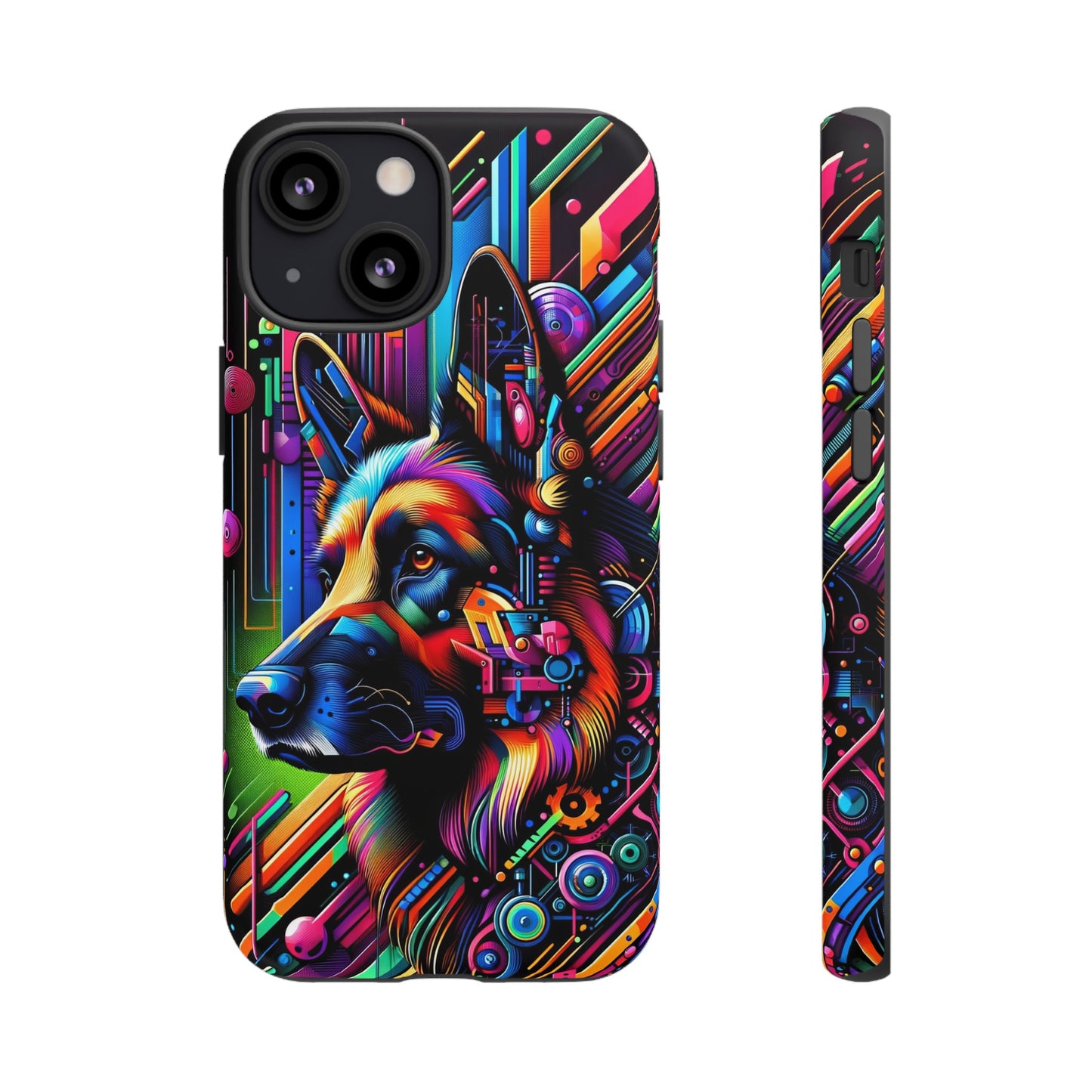 Constructivism and dadaism German Shepherd Phone Case