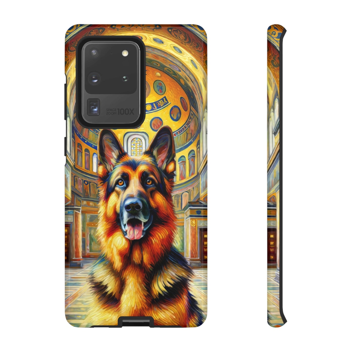 Neo-impressionist German Shepherd Phone Case