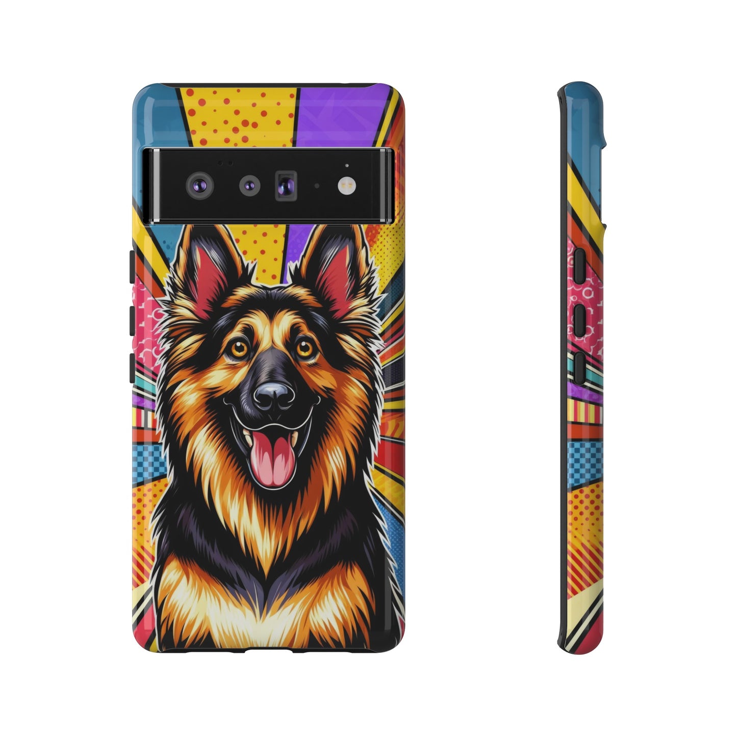 Anime style German Shepherd Phone Case