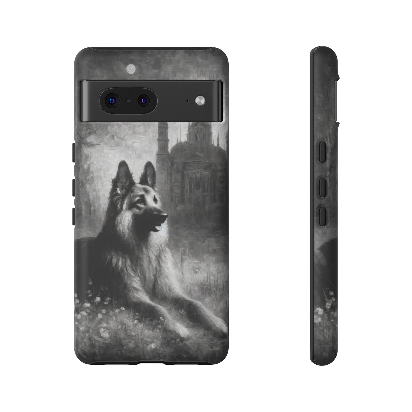 Neo-impressionism German Shepherd Phone Case